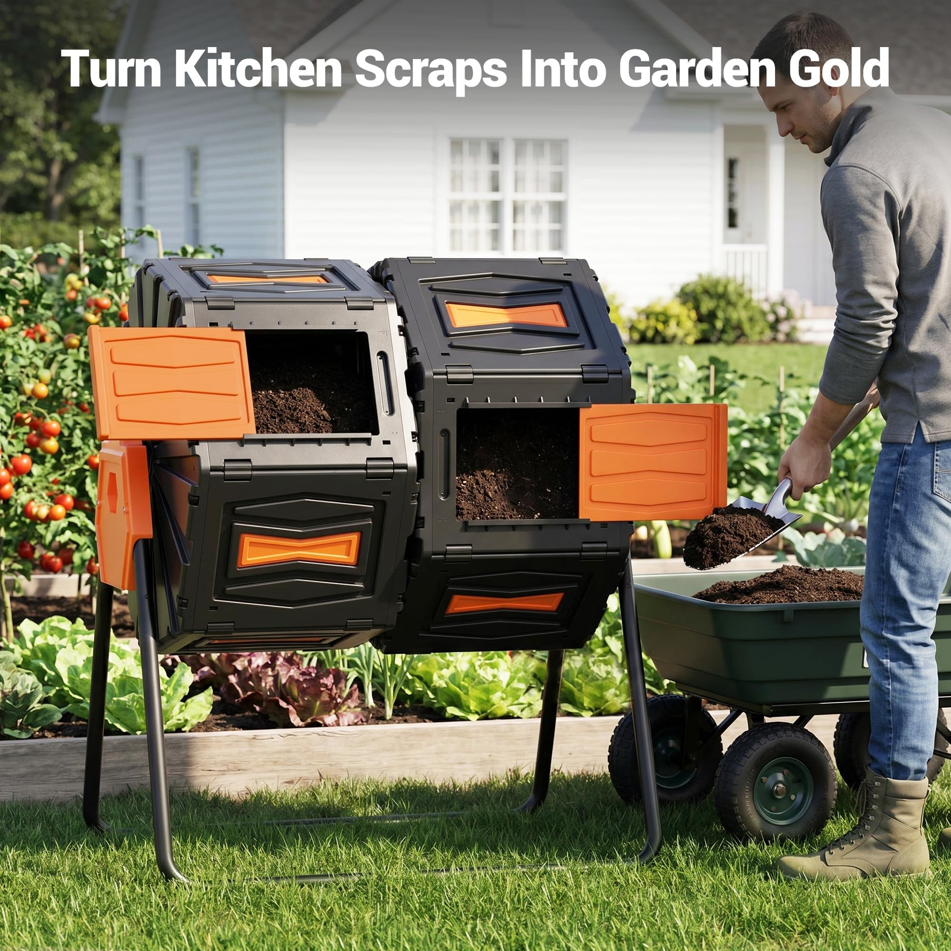 Composter Tumbler Outdoor