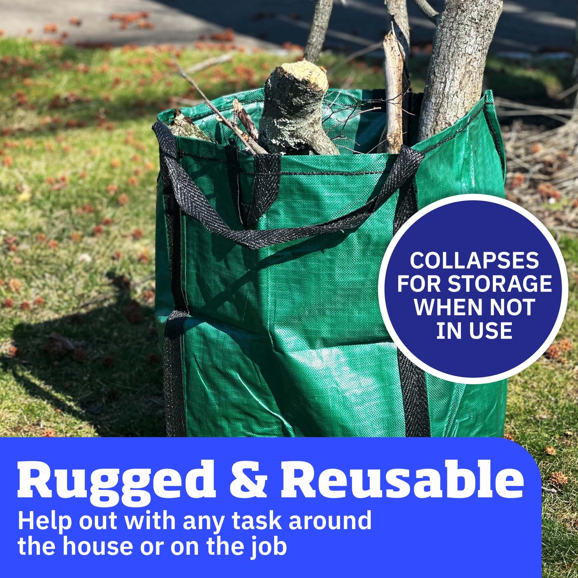 Heavy Duty Home and Yard Bags (3 Count)