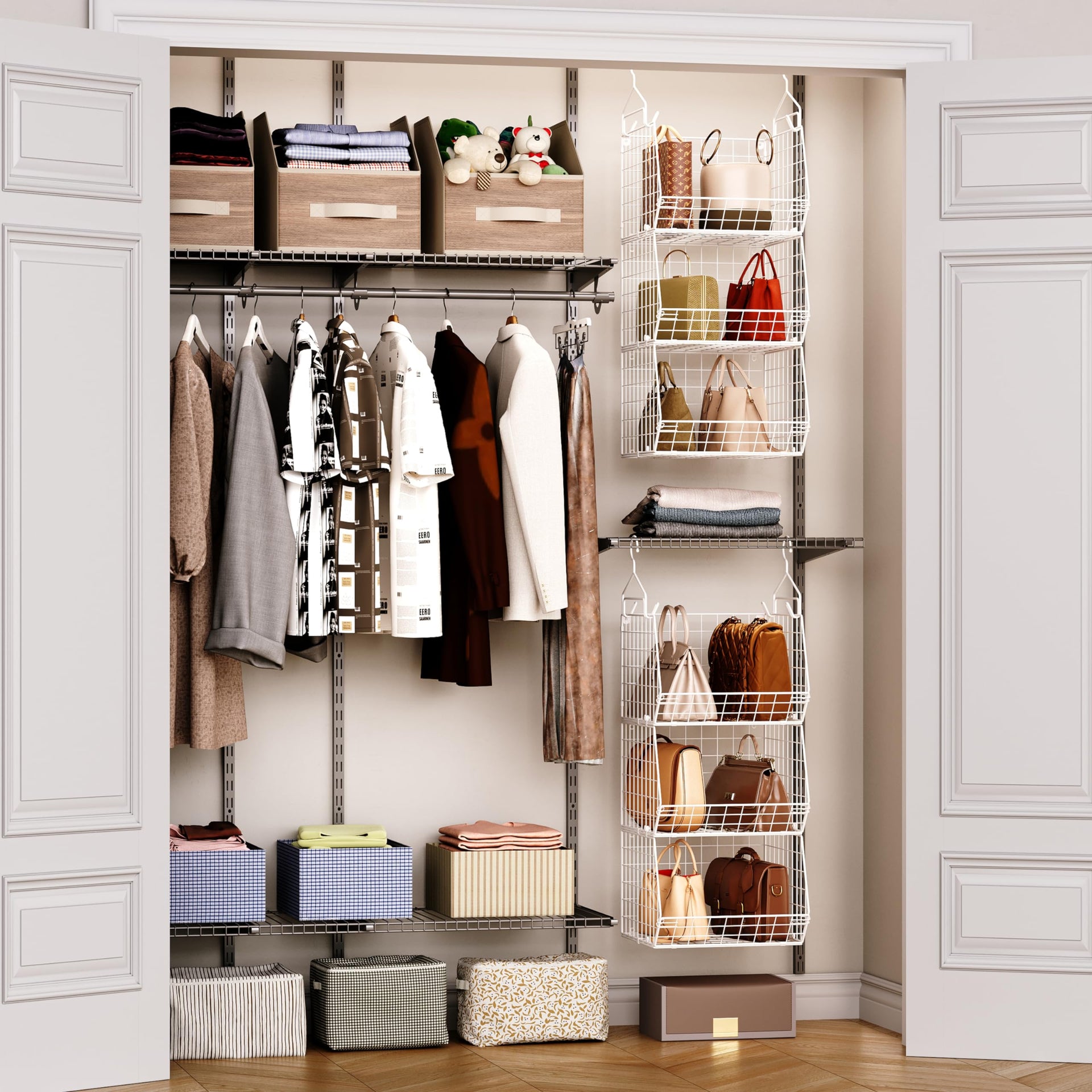 3 Tier Foldable Closet Organizer