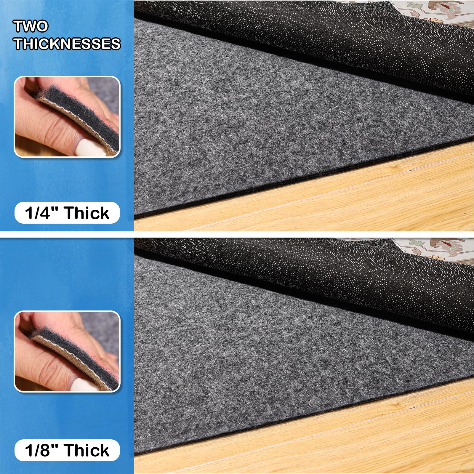 Non Slip Rug Pads 2 x 10ft (20 Sq Ft)
