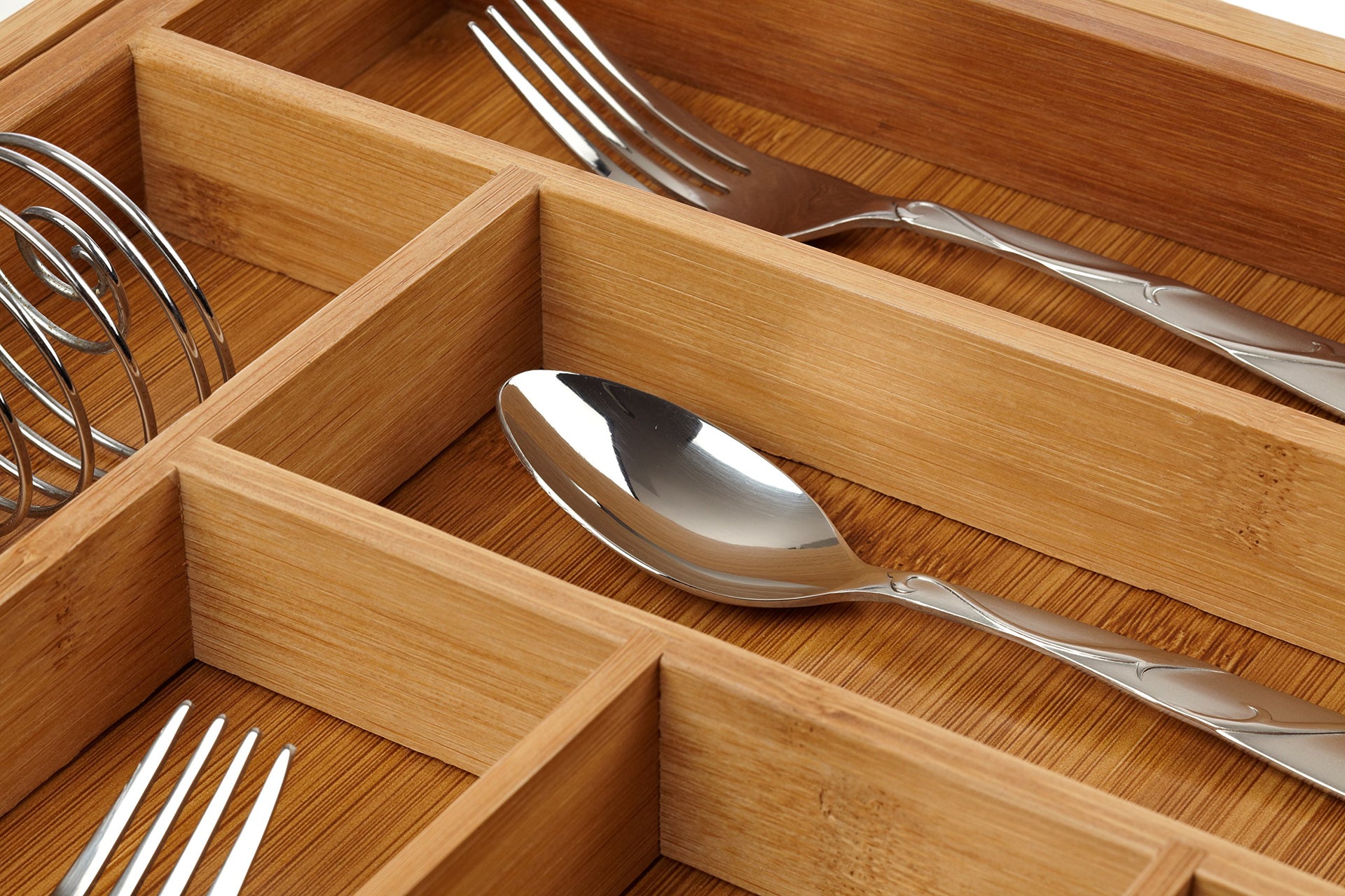 Bamboo Kitchen Drawer Organizer