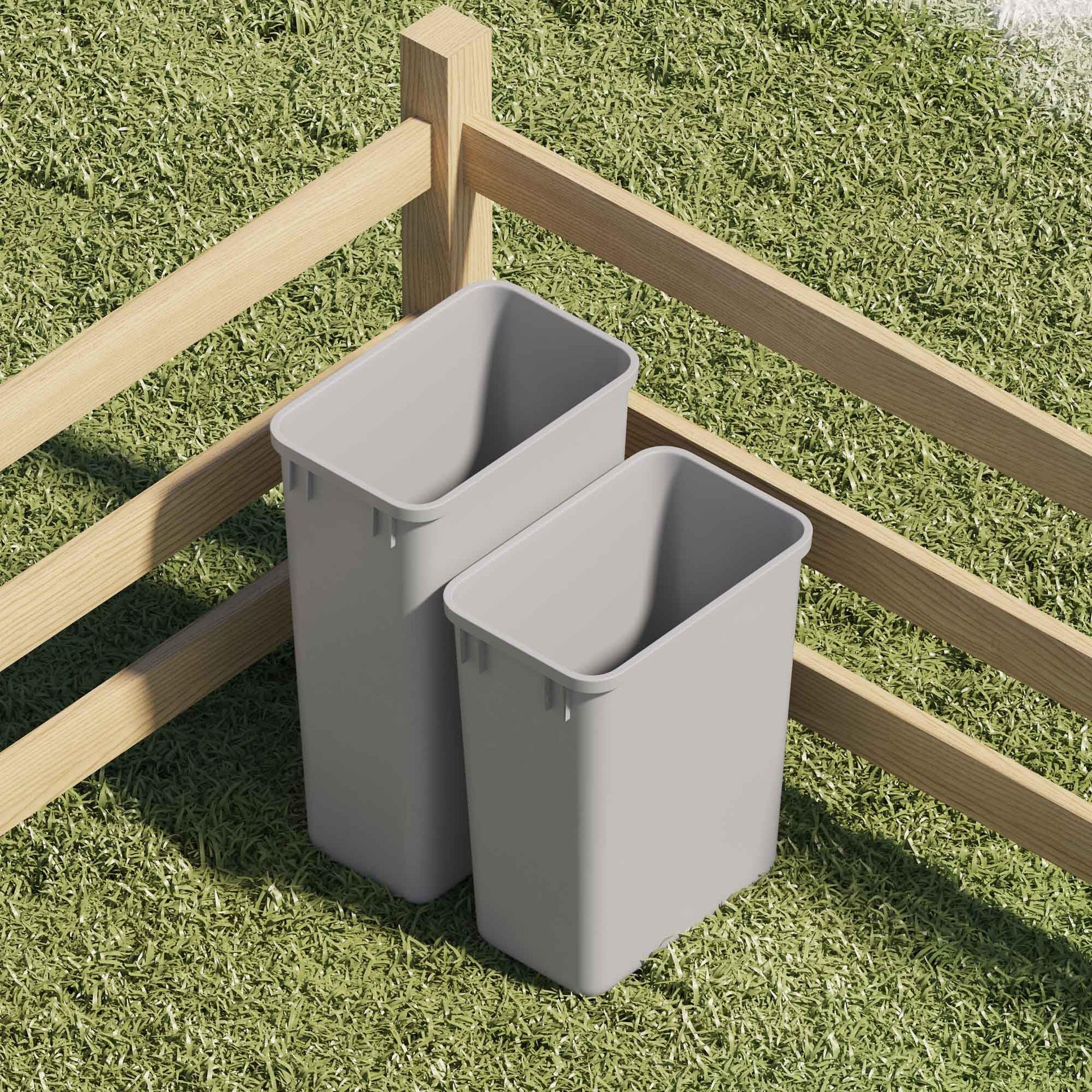 Dowell 50L Wastebasket Trash Container