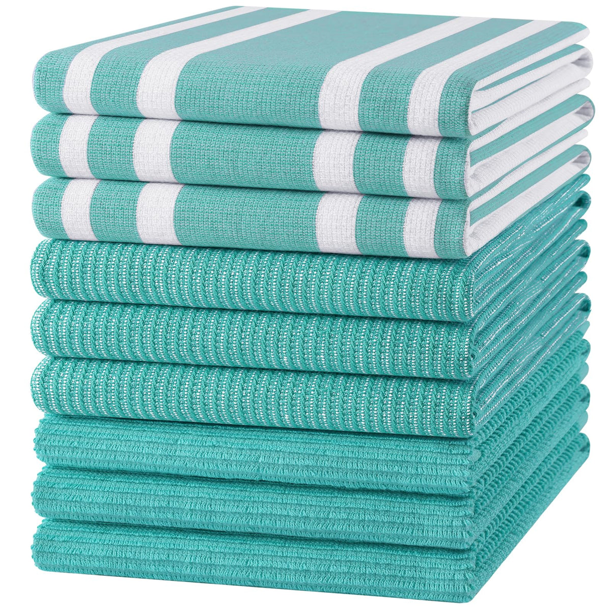 Cotton 380 GSM Premium Kitchen Towels (9 Count)