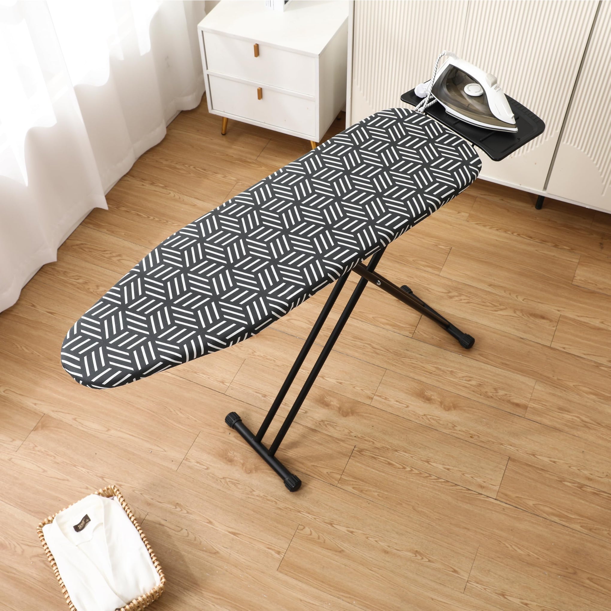 Ironing Board with Iron Rest