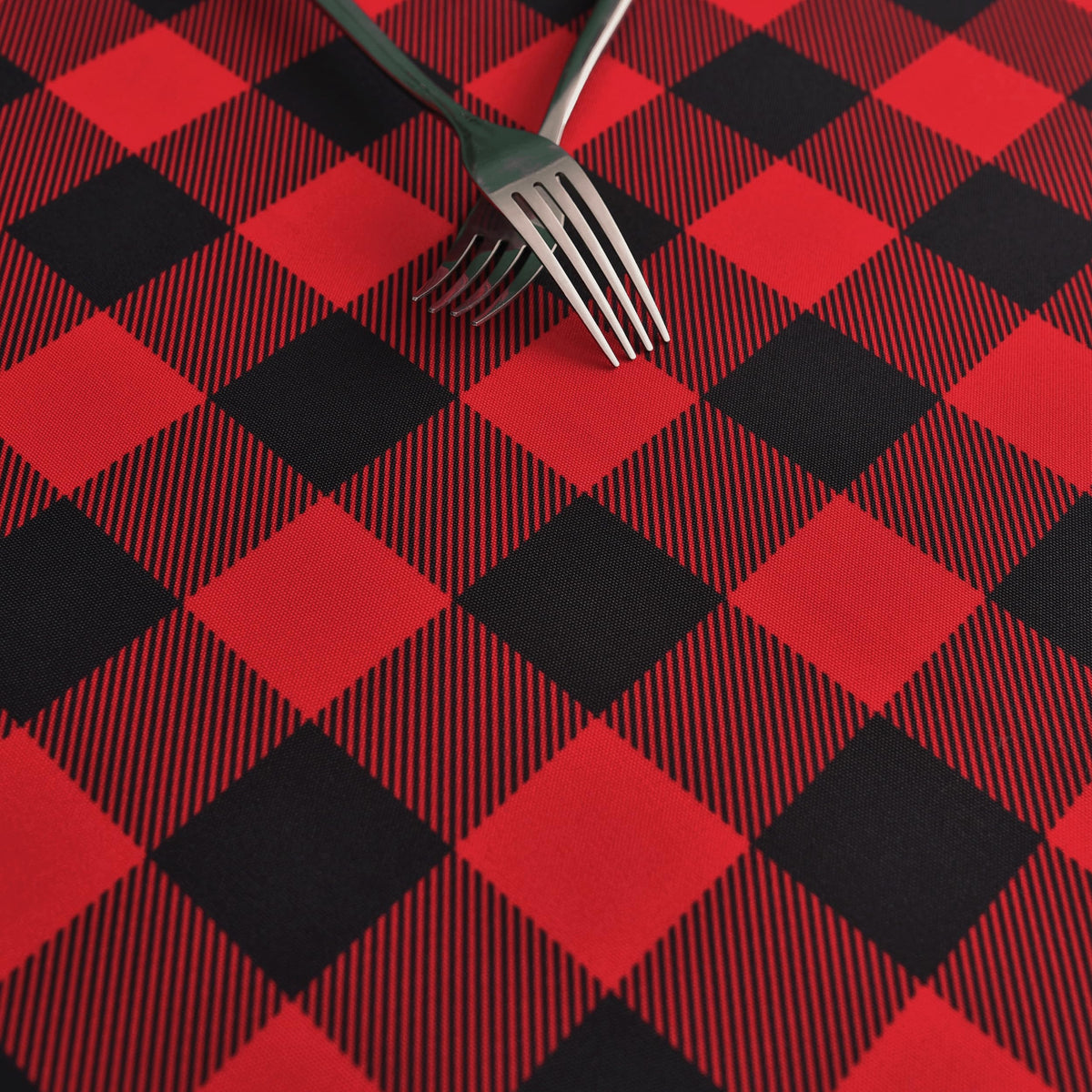 Classic Gingham Buffalo Tablecloth Fabric