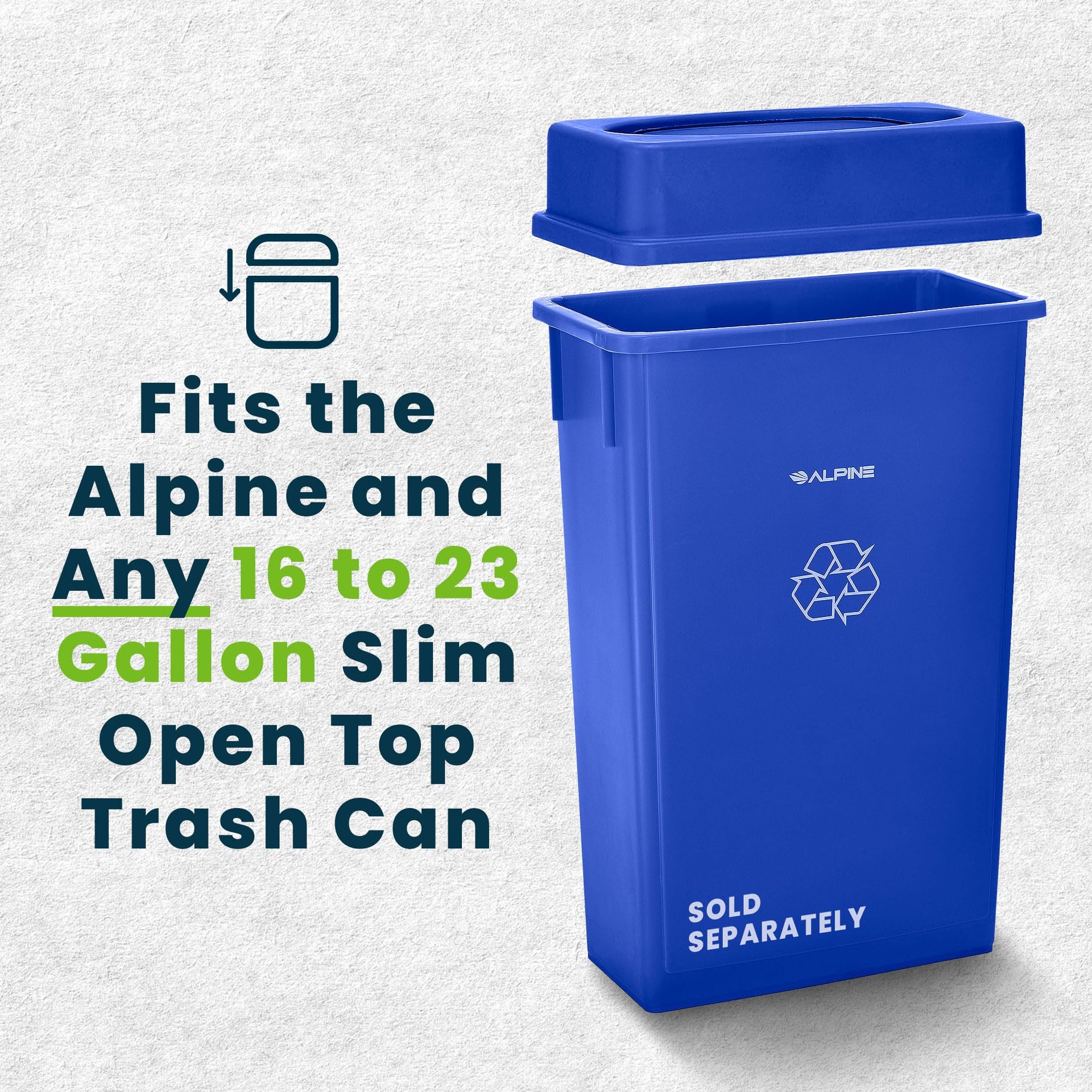 Industries Slim Trash Can Lid