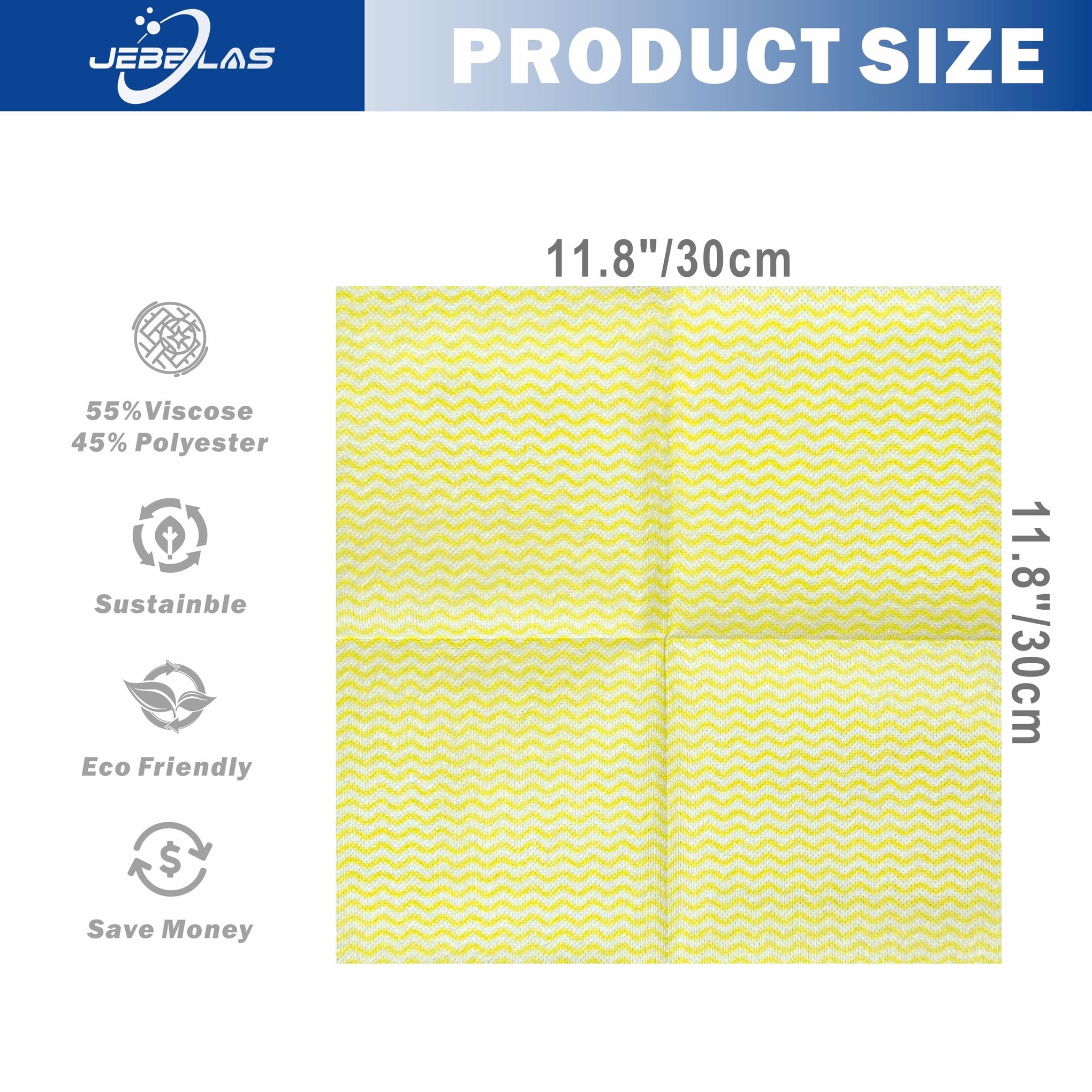 Handi Wipes Reusable Cloths Dry Cleaning Cloths Dish Towel Dish Cloths Handy Cleaning Wipes (50 Count)