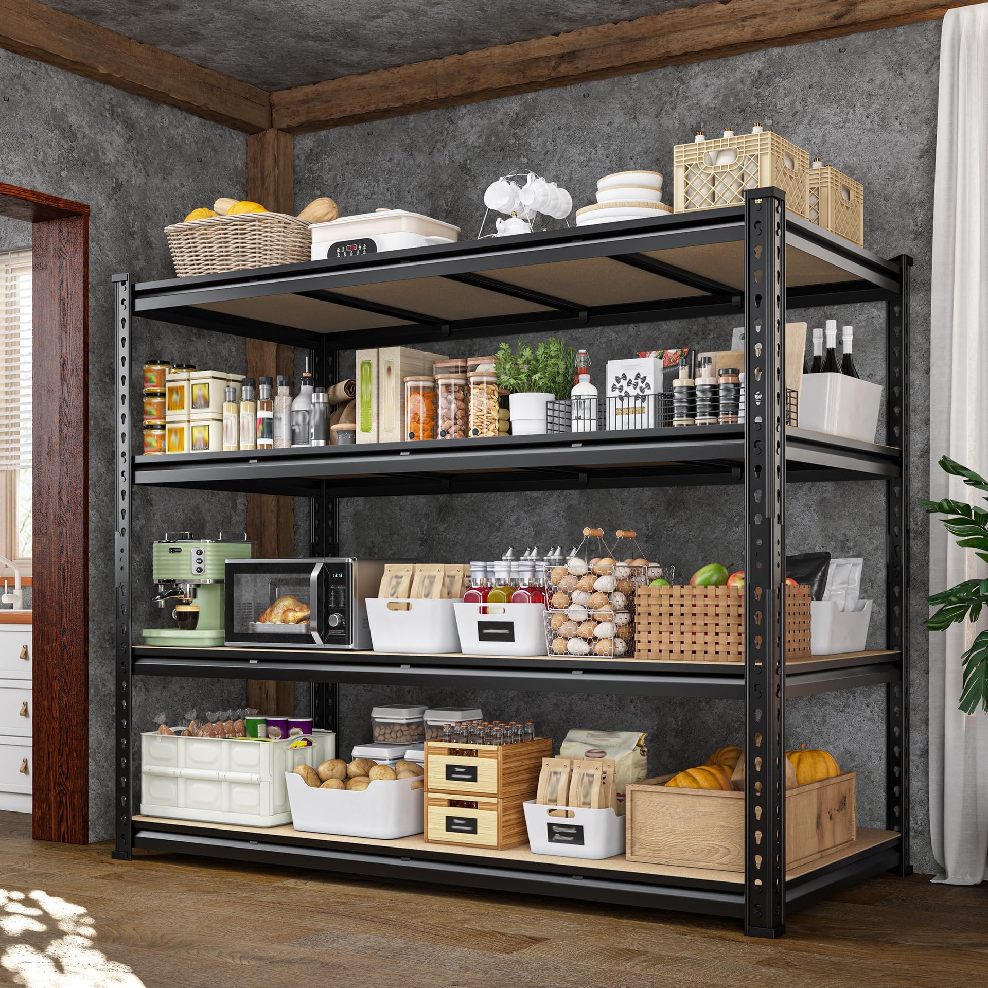 55" W Storage Shelves