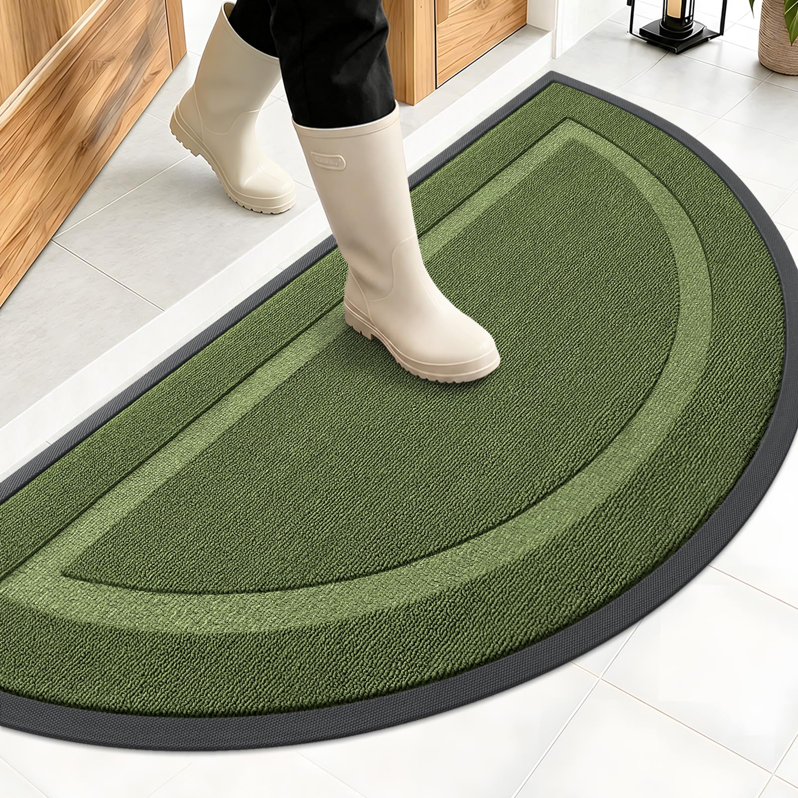 Half Circle Front Door Mat Outside 47x23 All