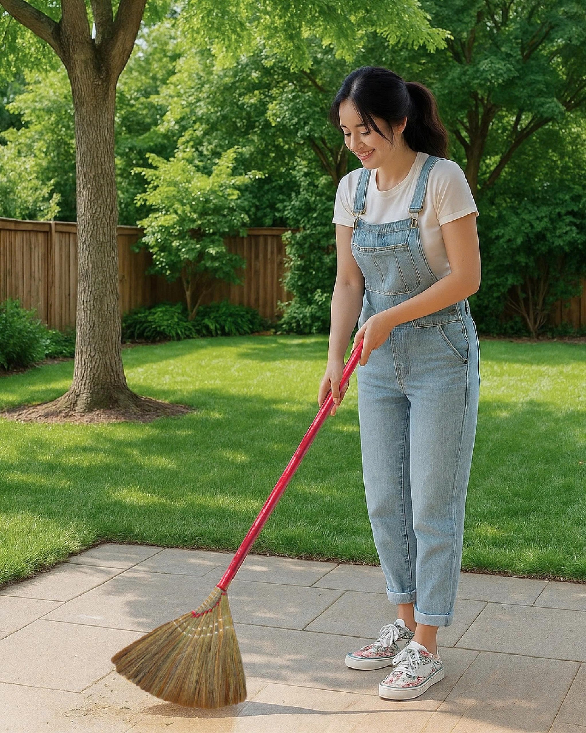 Coco Deluxe Vietnamese Natural Straw Broom