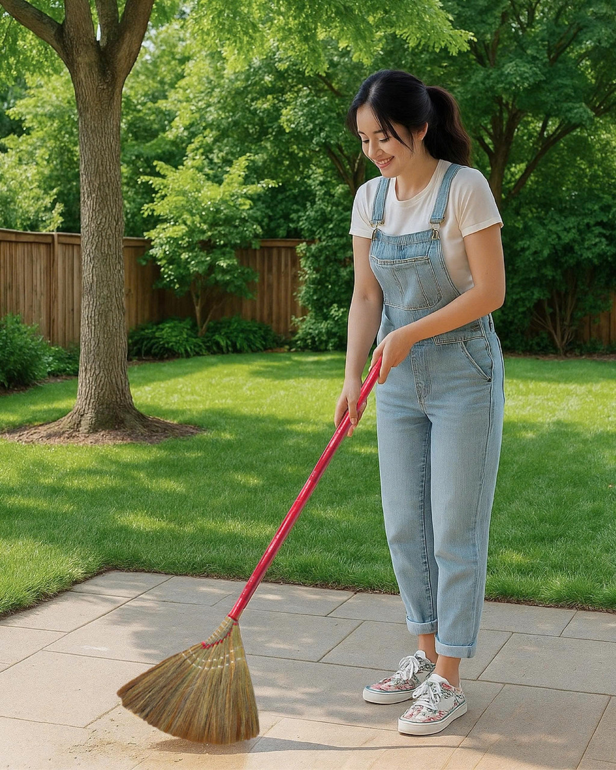 Coco Deluxe Vietnamese Natural Straw Broom