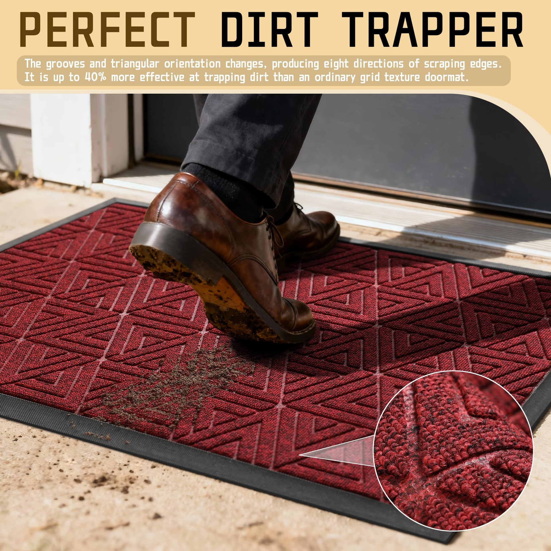 Outdoor Mats for Front Door 29.5x17