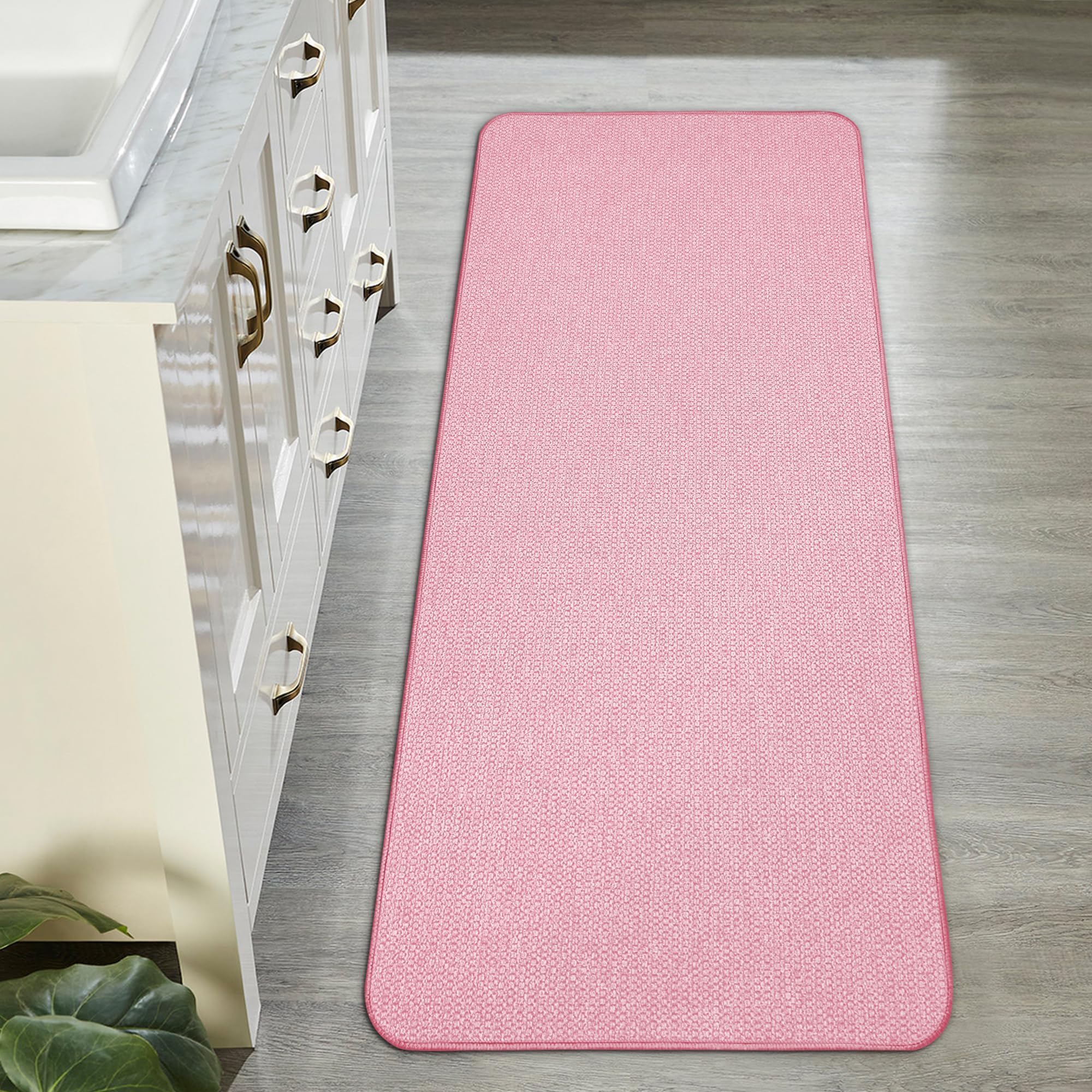 Bath Mat Ultra Thin Bathroom Runner Rugs (6.86 Sq Ft)