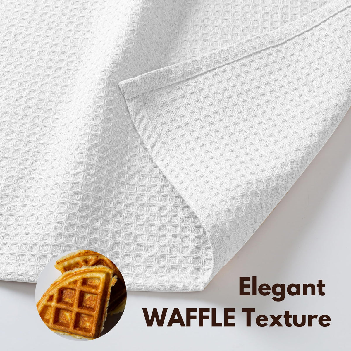Cotton Kitchen Towel with Hanging Loop 16x26 inches (6 Count)