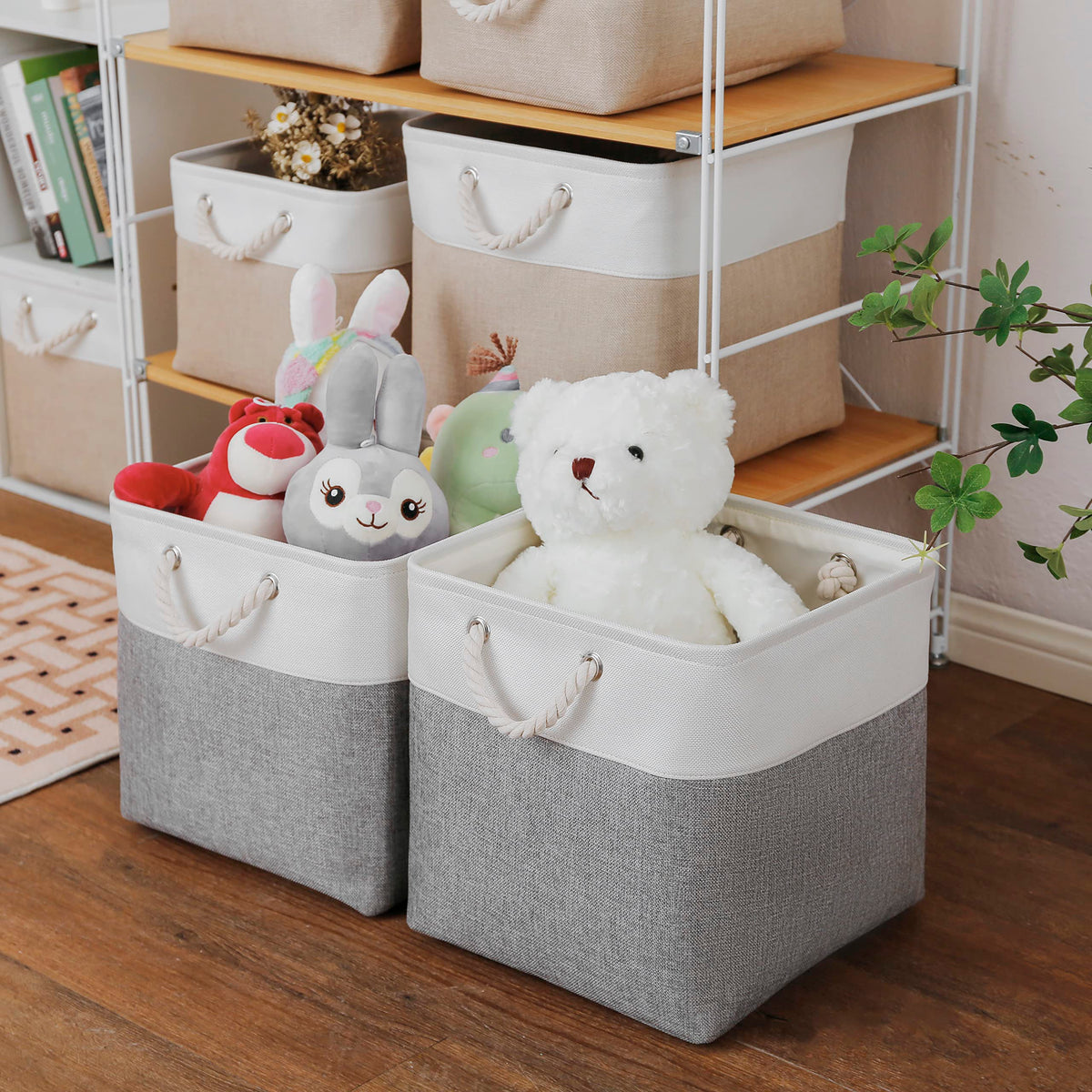 13 x 13 Inch Cube Storage Bins (4 Count)