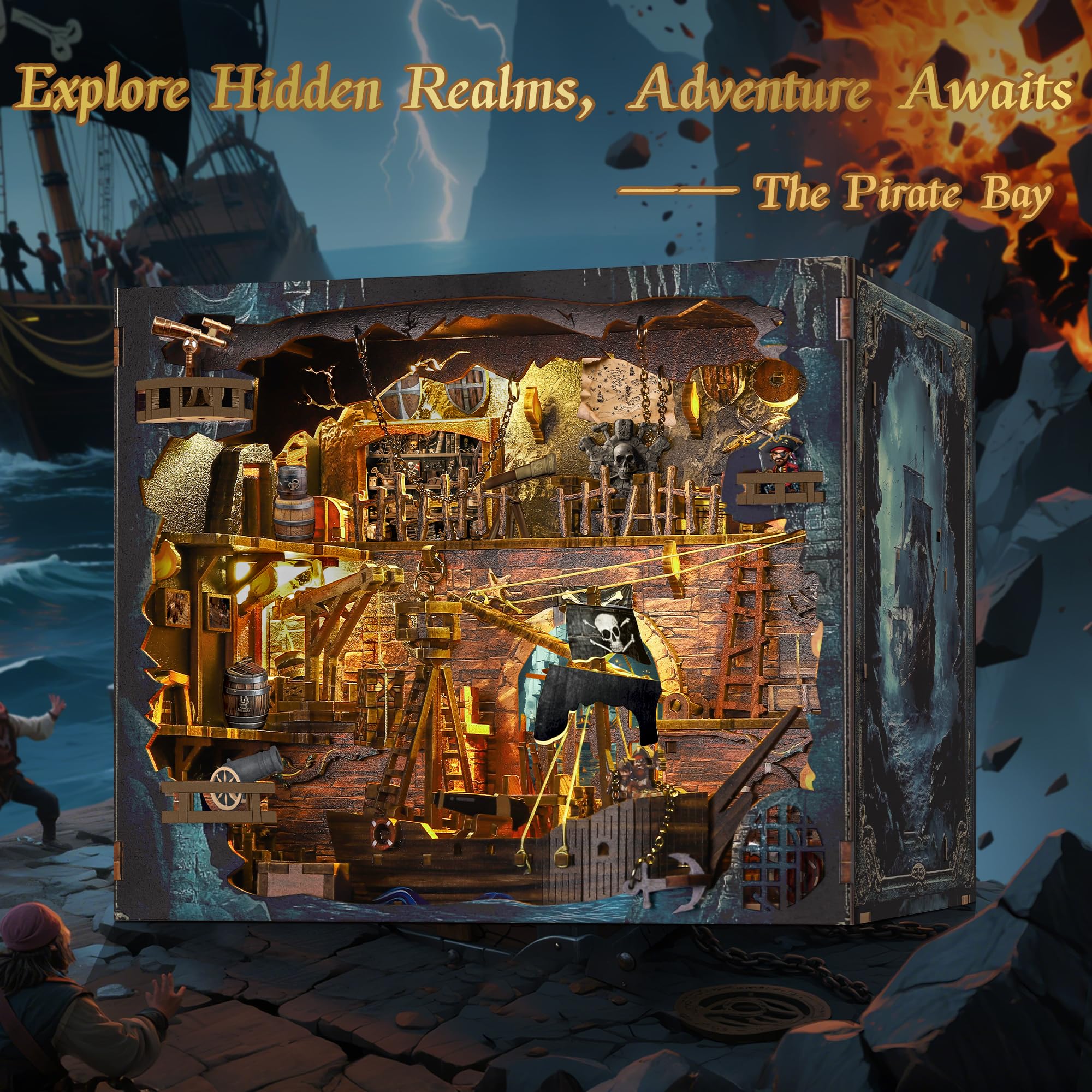 Pirate Book Nook Kit (400 Count)