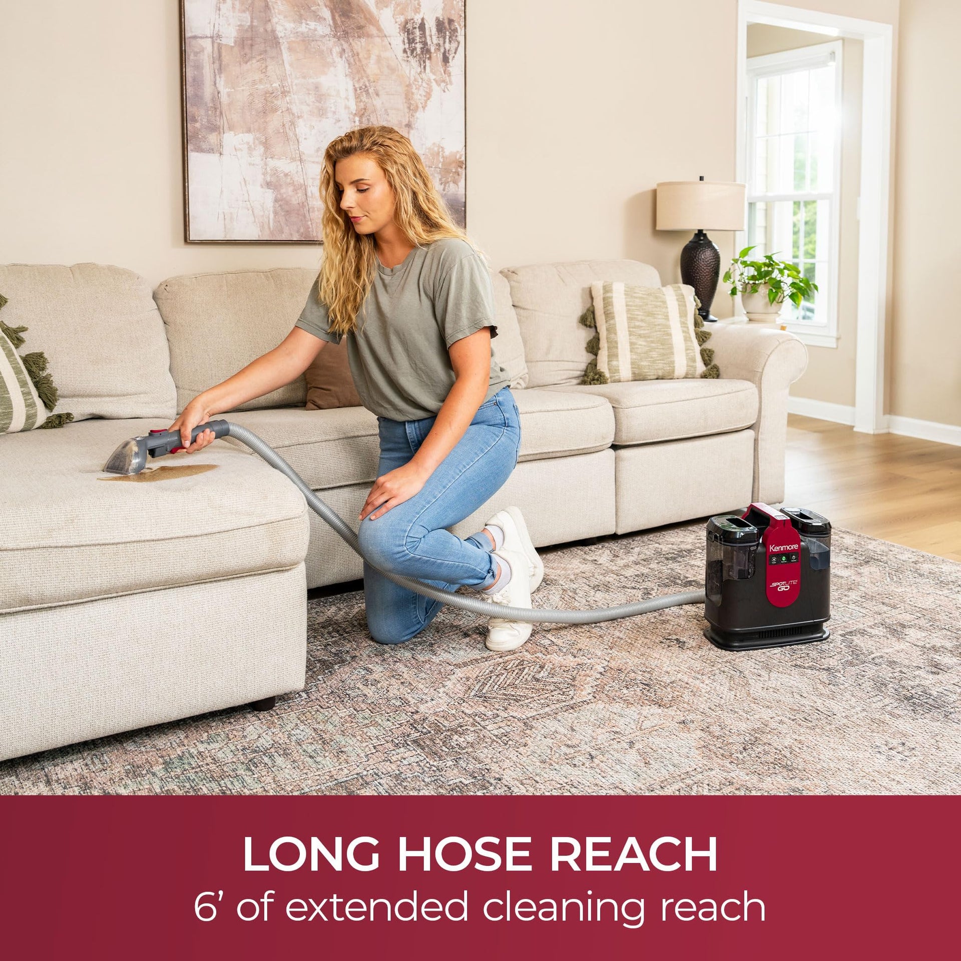 KW1050.01 Upgrade Portable Heated Carpet & Upholstery Spot Cleaner