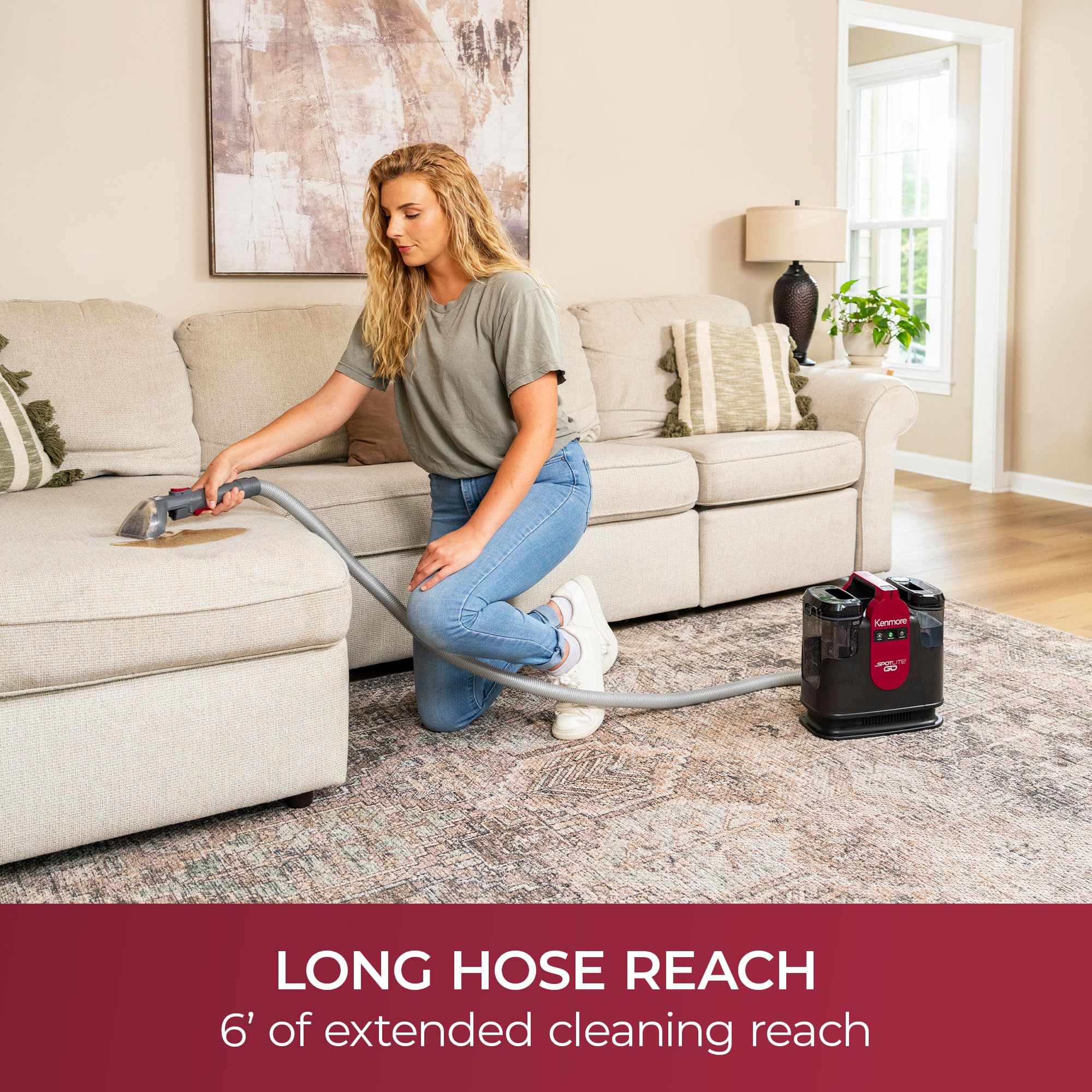 KW1050.01 Upgrade Portable Heated Carpet & Upholstery Spot Cleaner