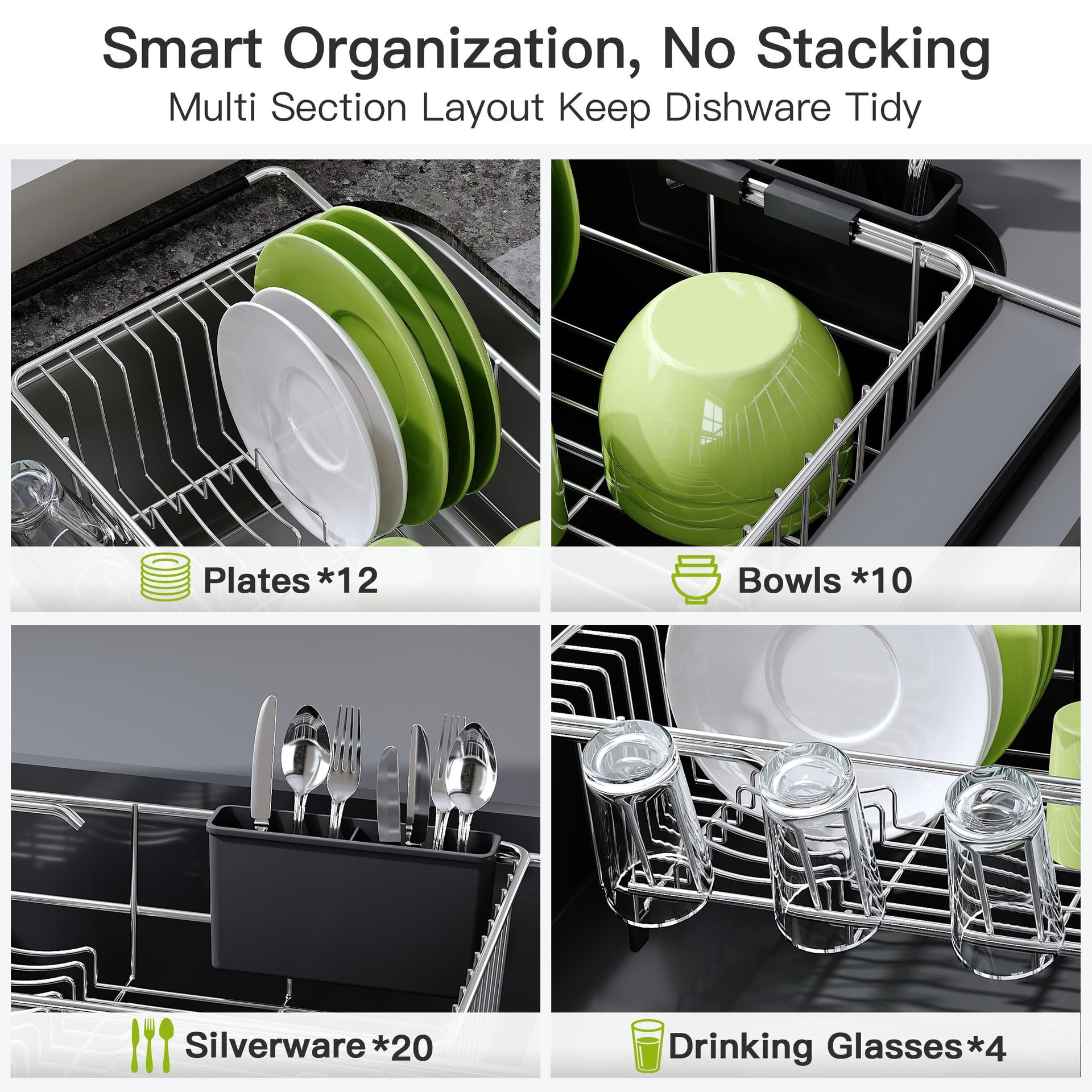 Dish Drying Rack in Sink