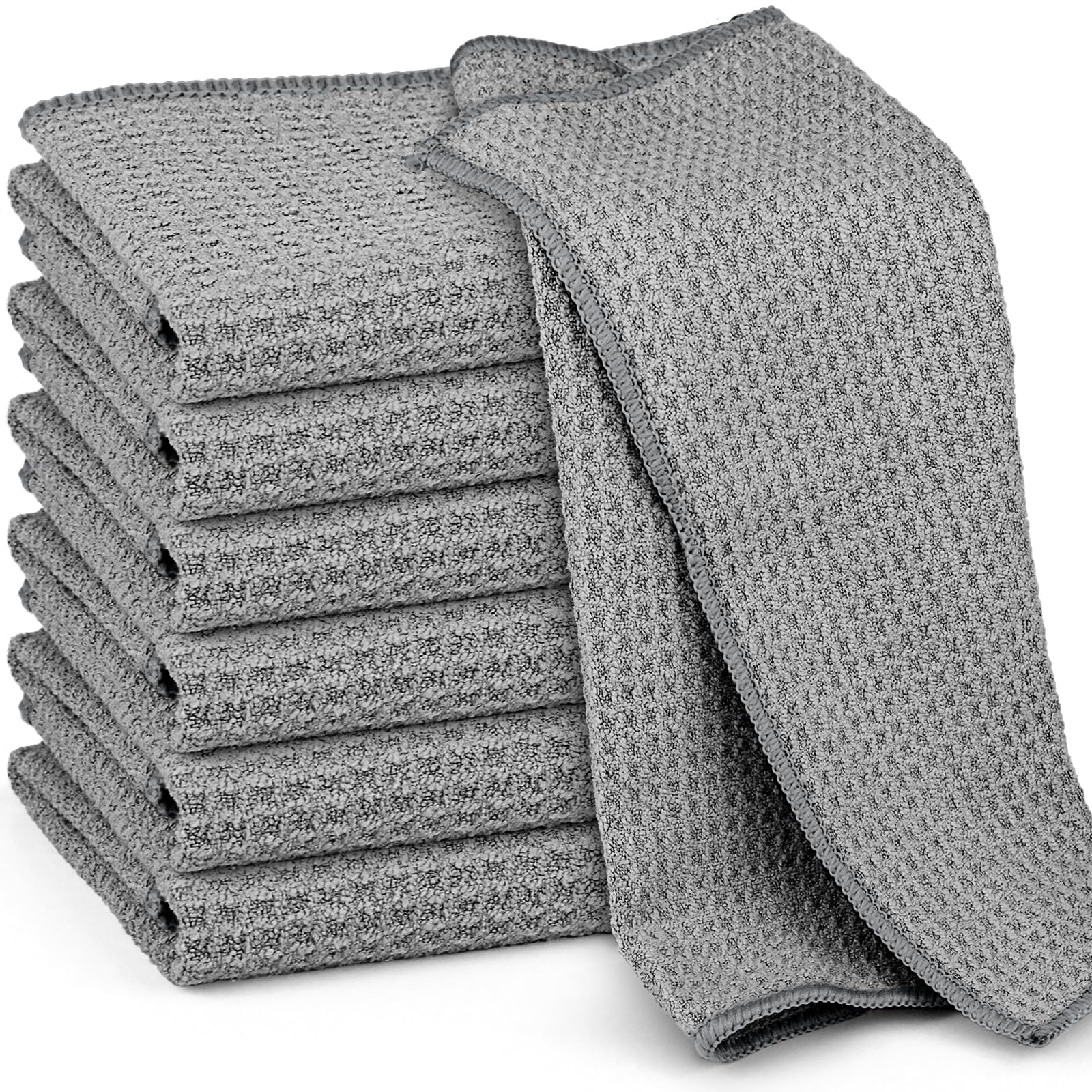 Microfiber Cleaning Cloth Lint Free Glass Polish (6 Count)