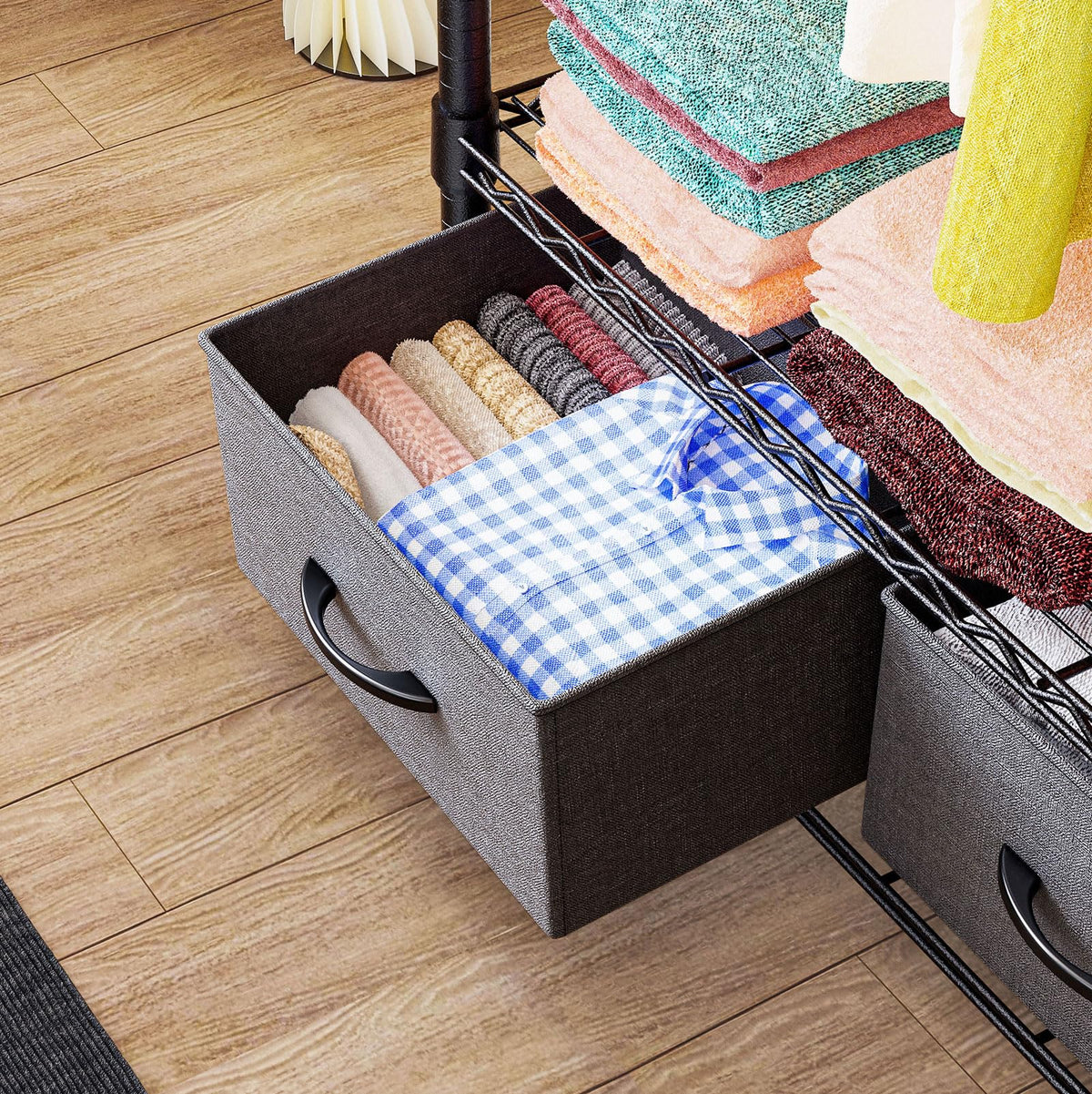 Heavy Duty Garment Rack Wire Clothes Rack for Hanging Clothes