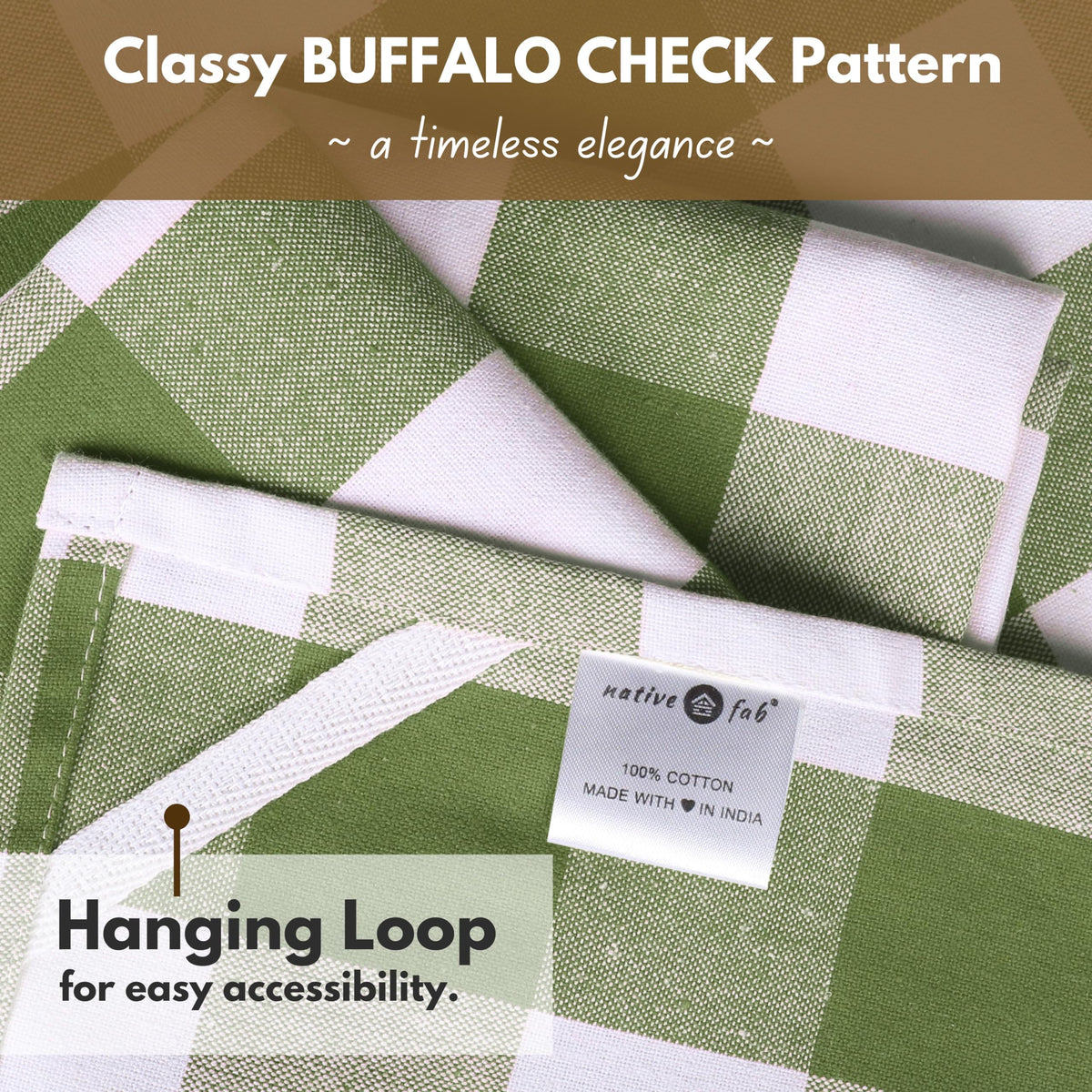 Buffalo Check Kitchen Dish Towels (12 Count)