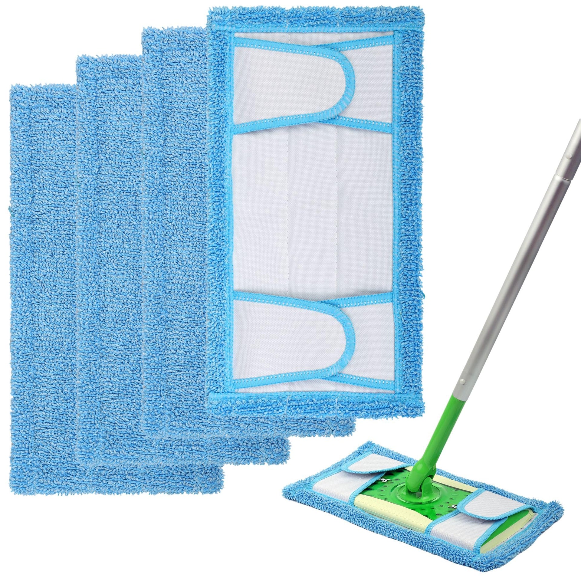 Reusable Mop Pad for Swiffer Sweeper Mop (4 Count)