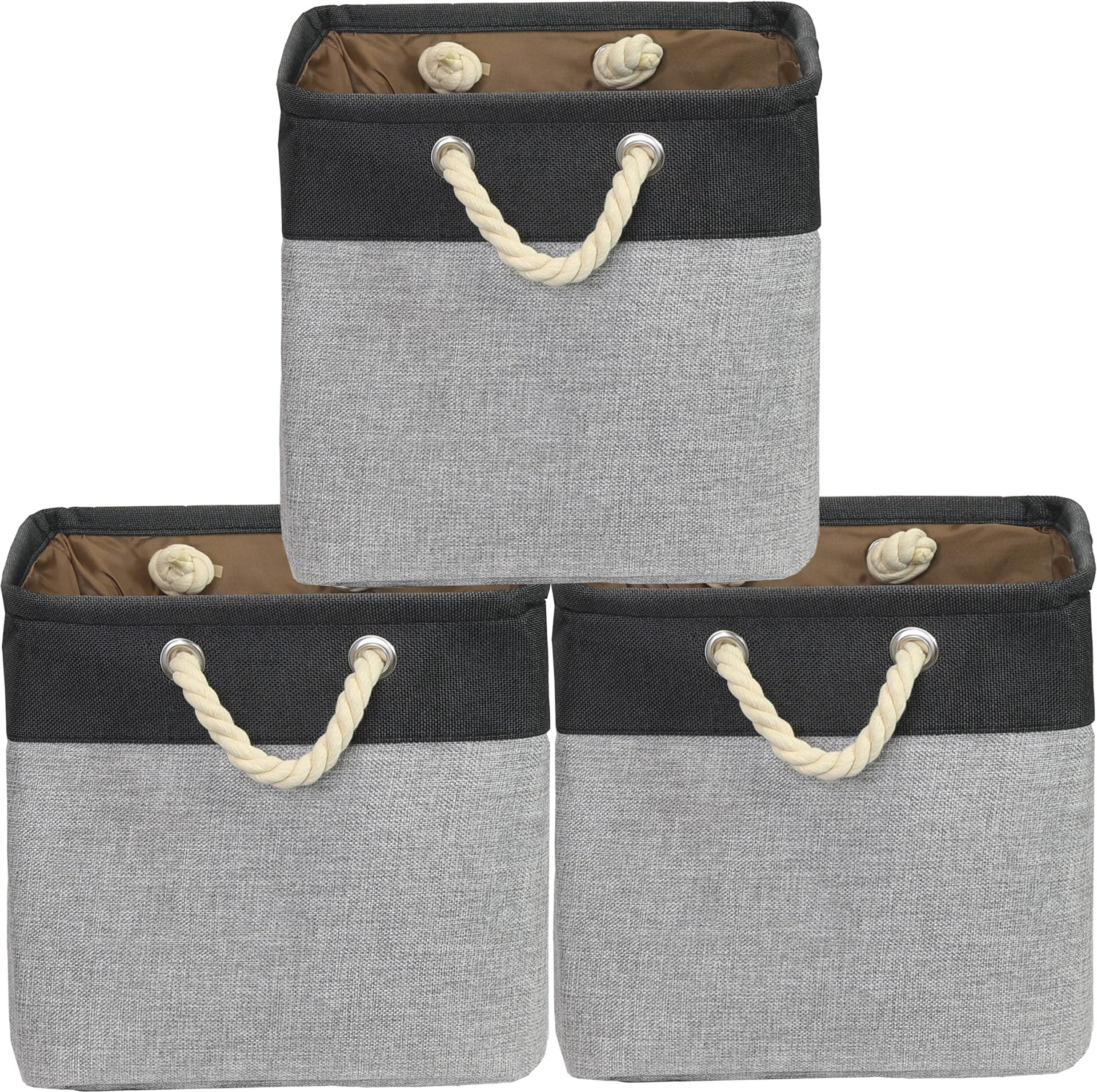 13" x 13" Large Fabric Storage Cubes (3 Count)