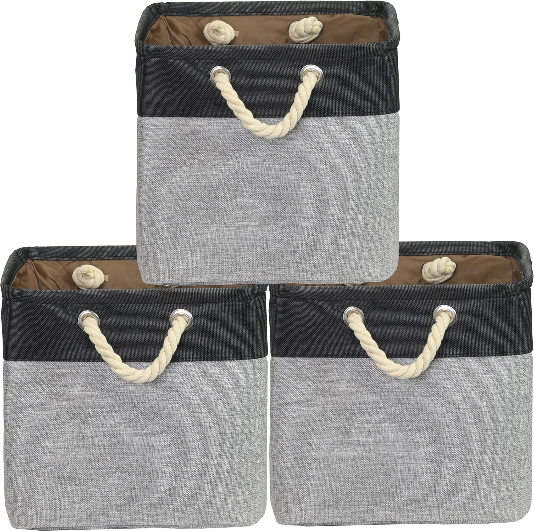 13" x 13" Large Fabric Storage Cubes (3 Count)