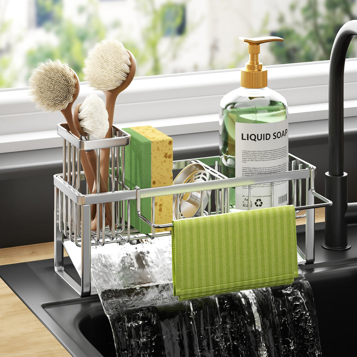 Sponge Holder for Kitchen Sink