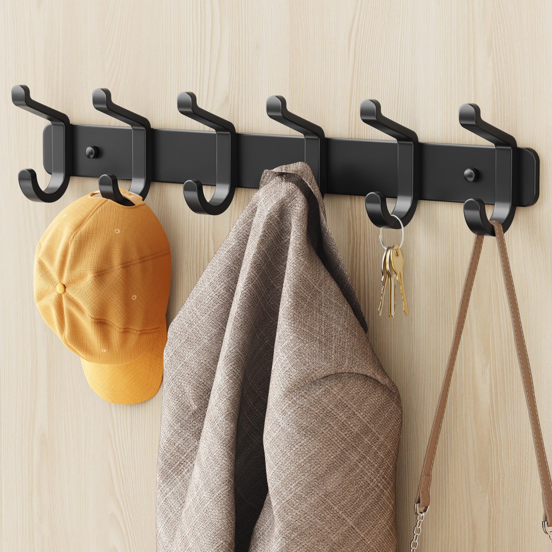 Coat Rack Wall Mounted Heavy