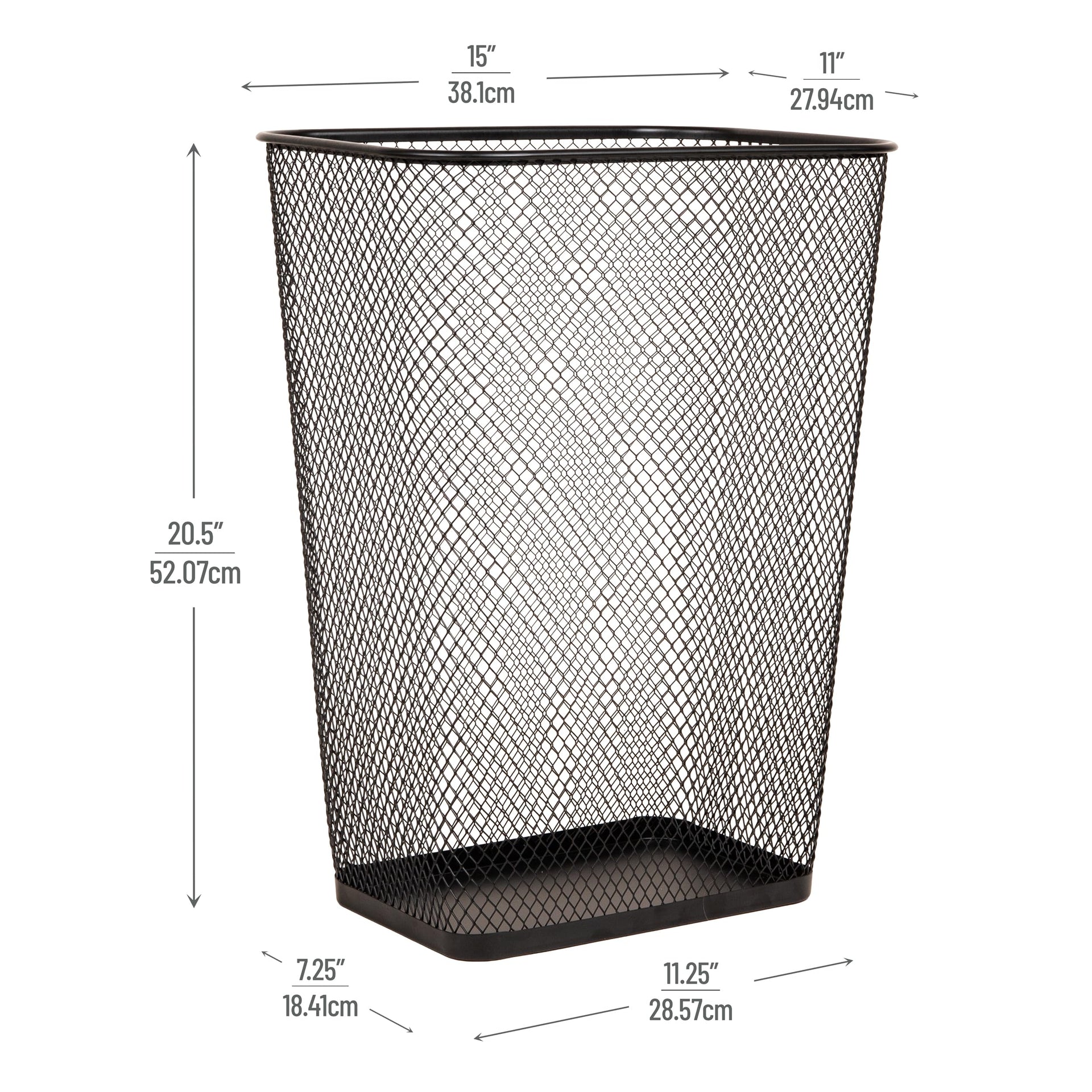 Executive Waste Paper Bins (2 Count)