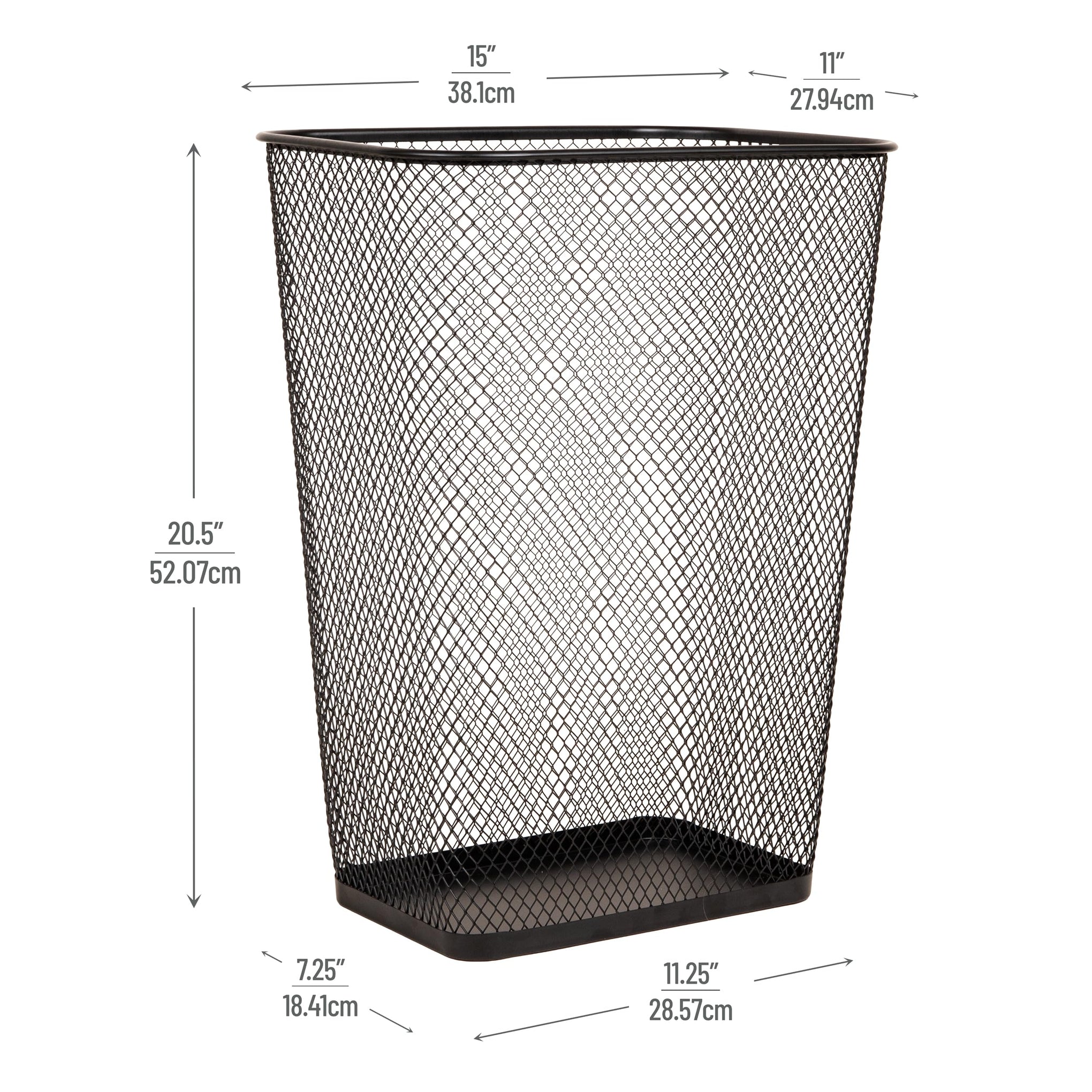Executive Waste Paper Bins (2 Count)