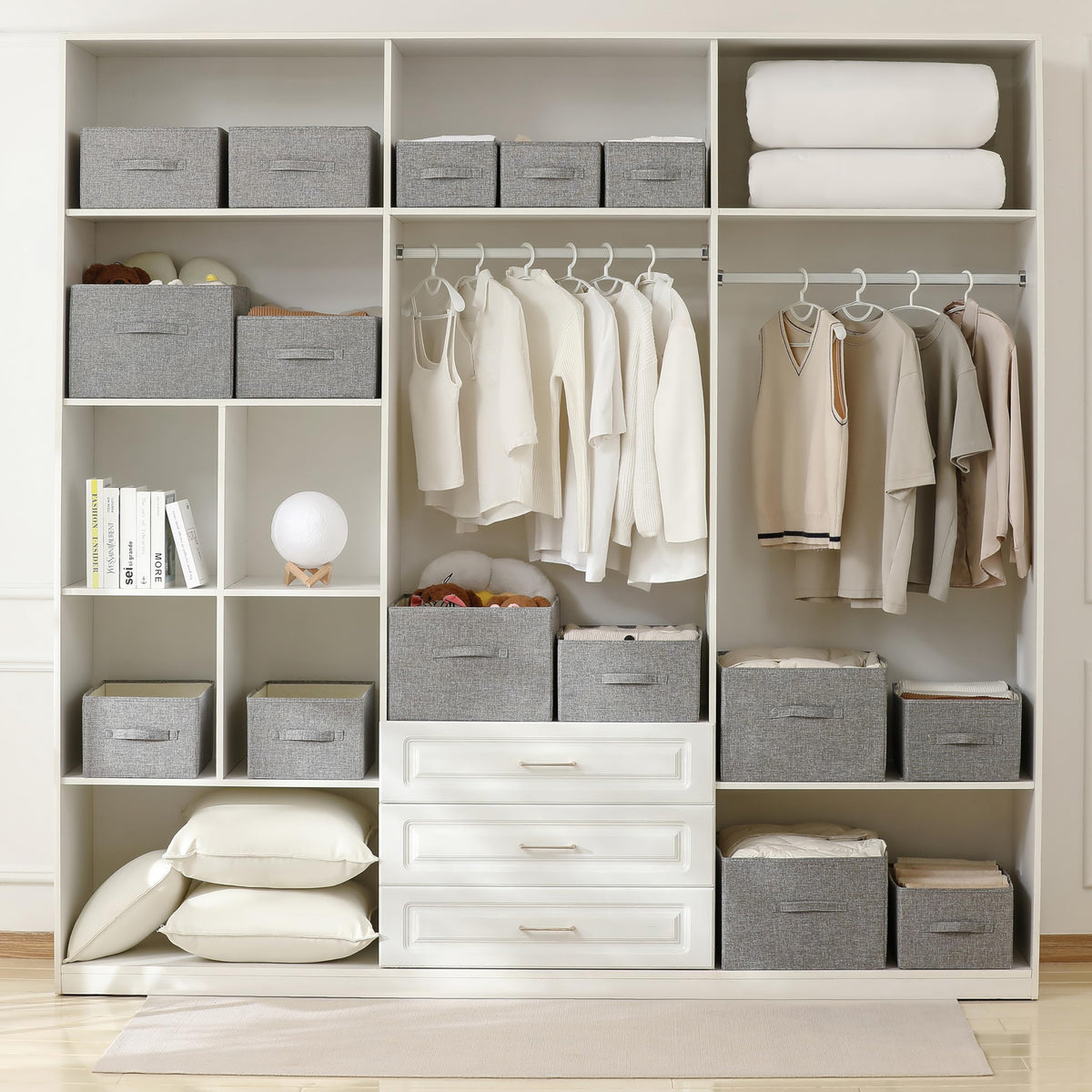 linen closet organizers and storage