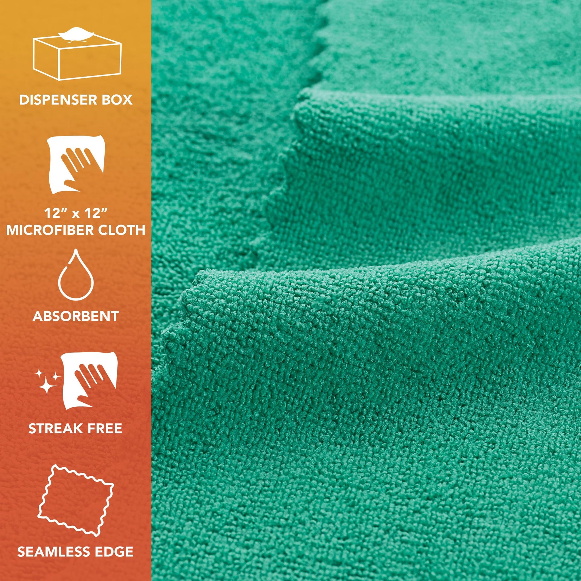 Arkwright Smart Rags Microfiber Cleaning Cloths Bulk (400 Count) - ModHome Supplies