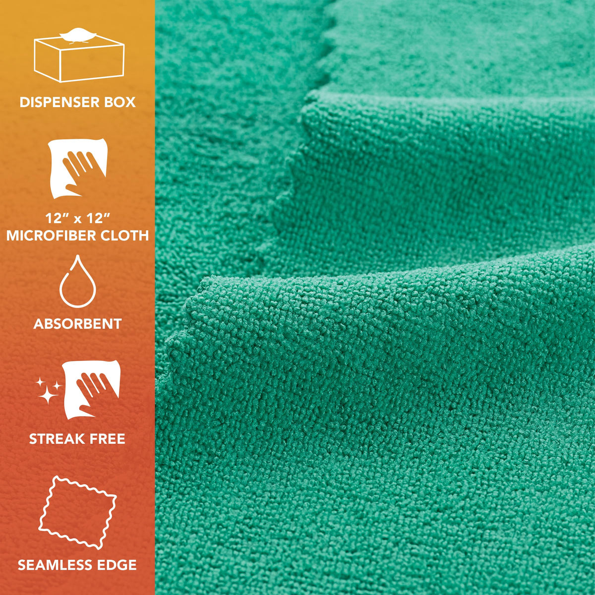 Arkwright Smart Rags Microfiber Cleaning Cloths (50 Count) - ModHome Supplies