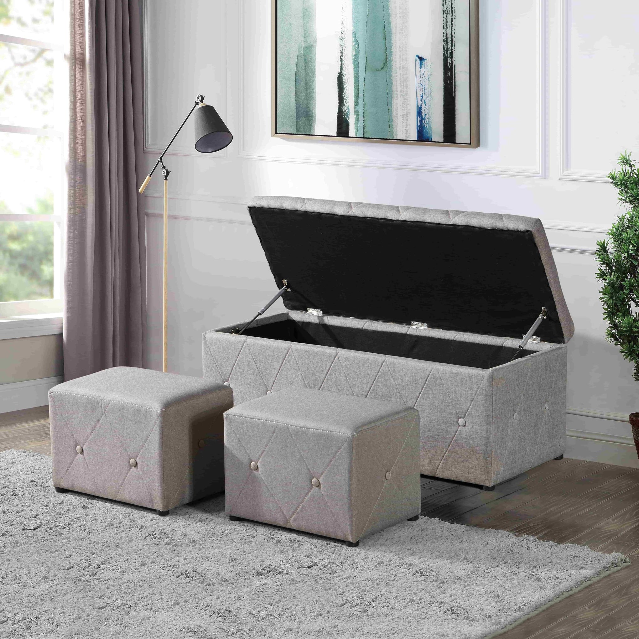 Ottoman Set of 3