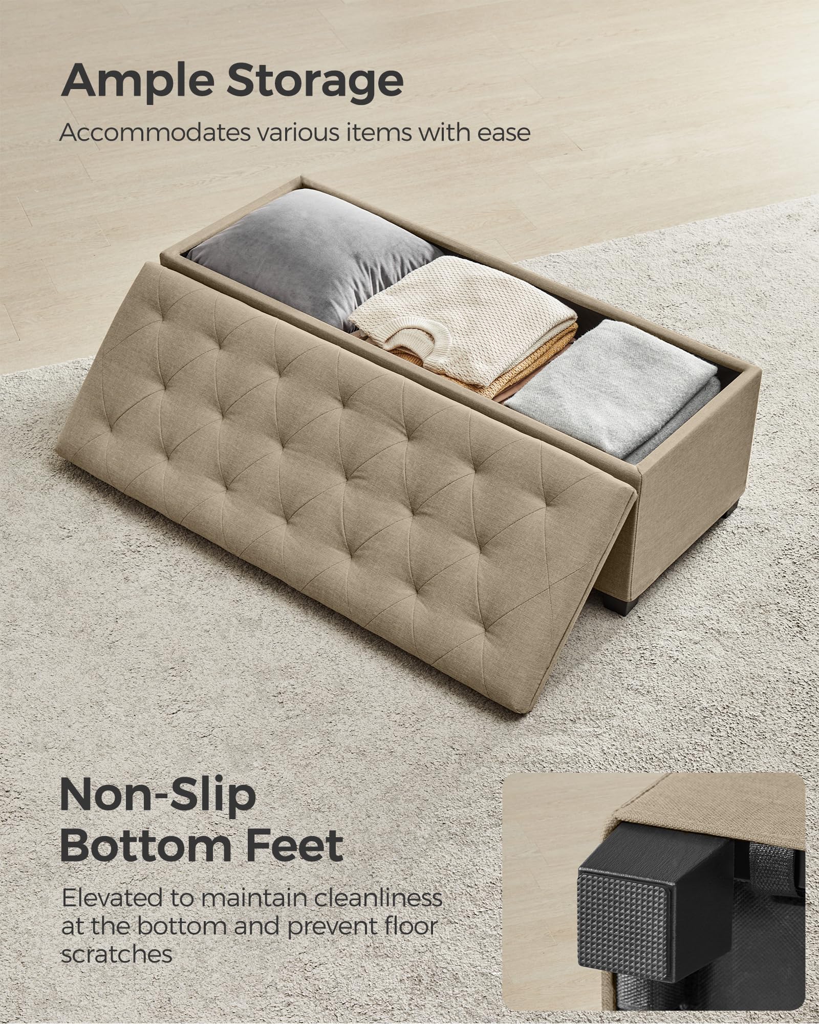 Storage Ottoman Bench