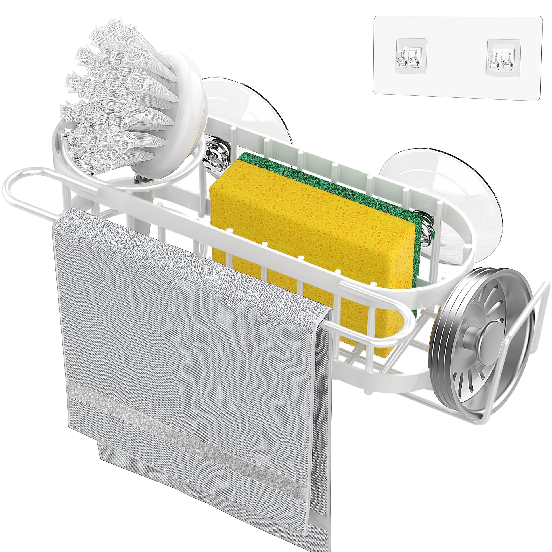 Kitchen Sink Caddy Sponge Holder in The Sink