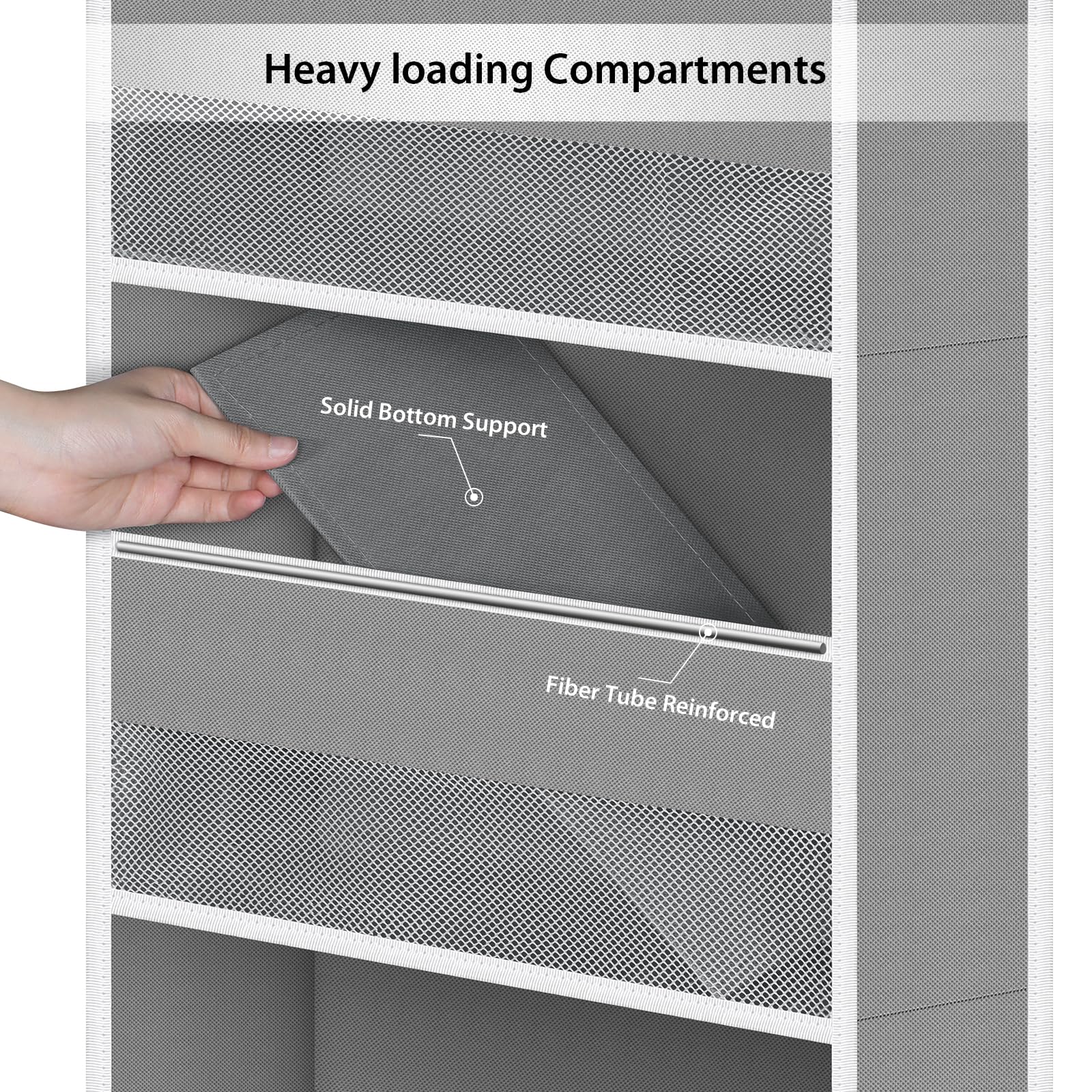 Fabric Over Door Hanging Organizer for Baby Nursery