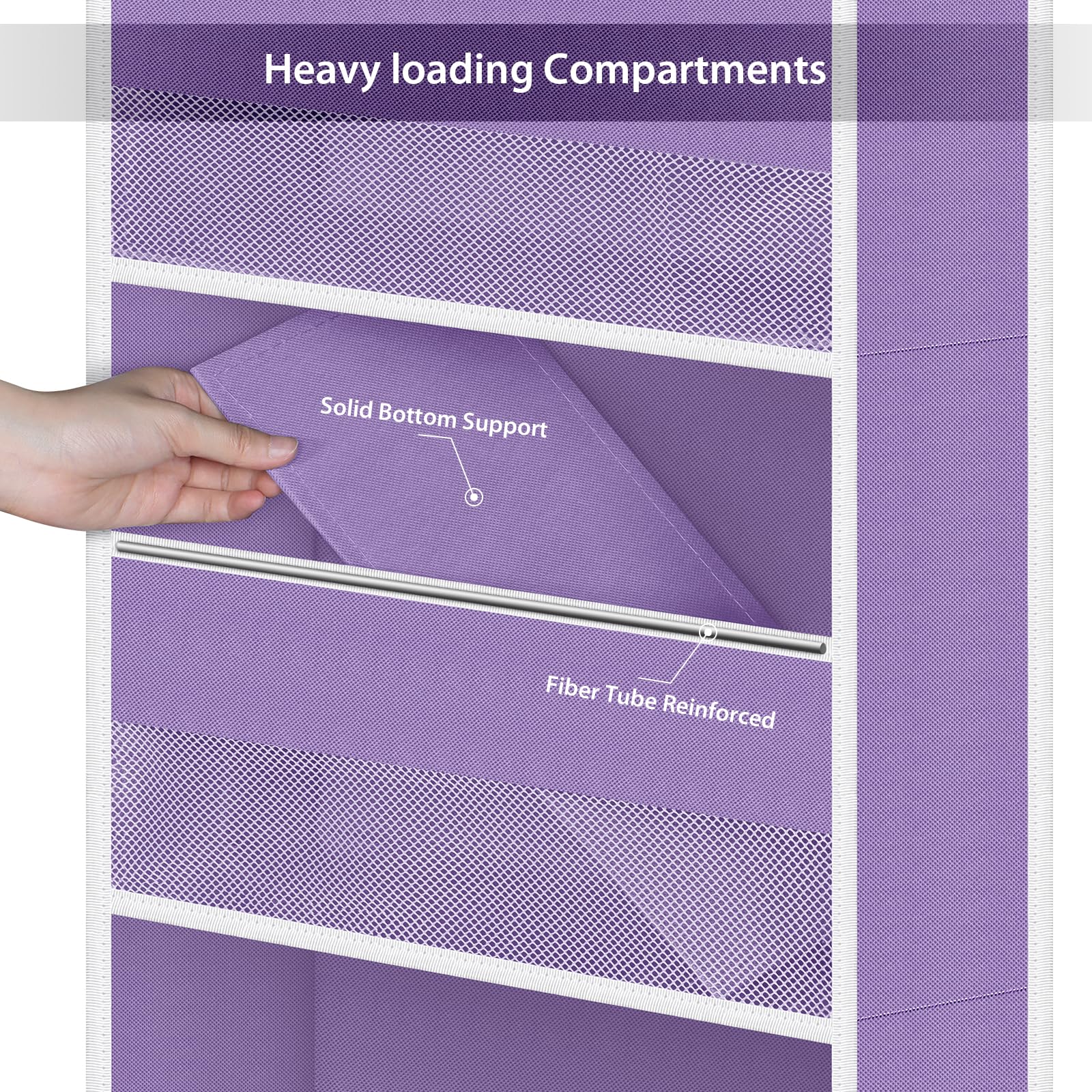 Fabric Over the Door Organizer for Baby Nursery