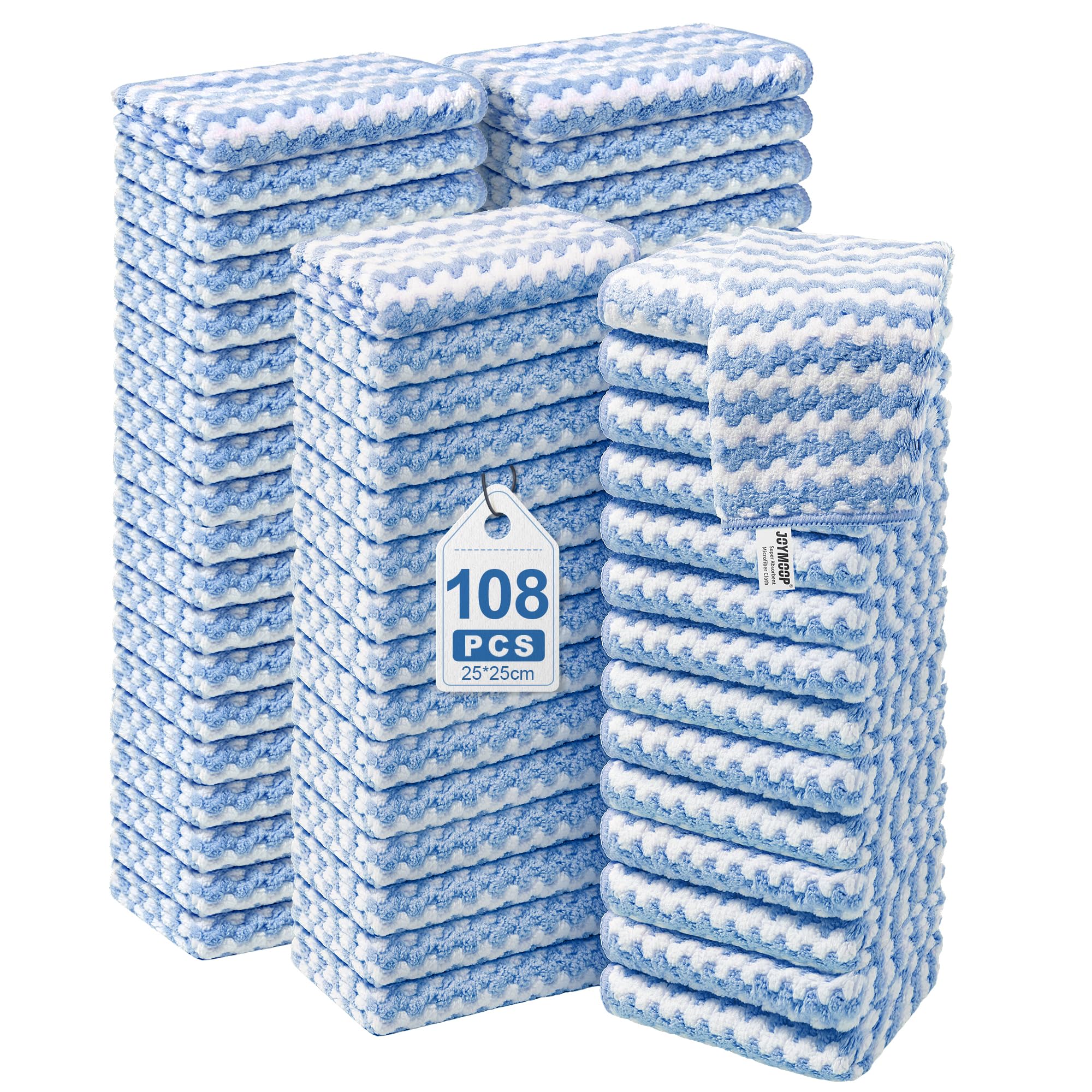 108 Packs Microfiber Cleaning Cloths (108 Count)