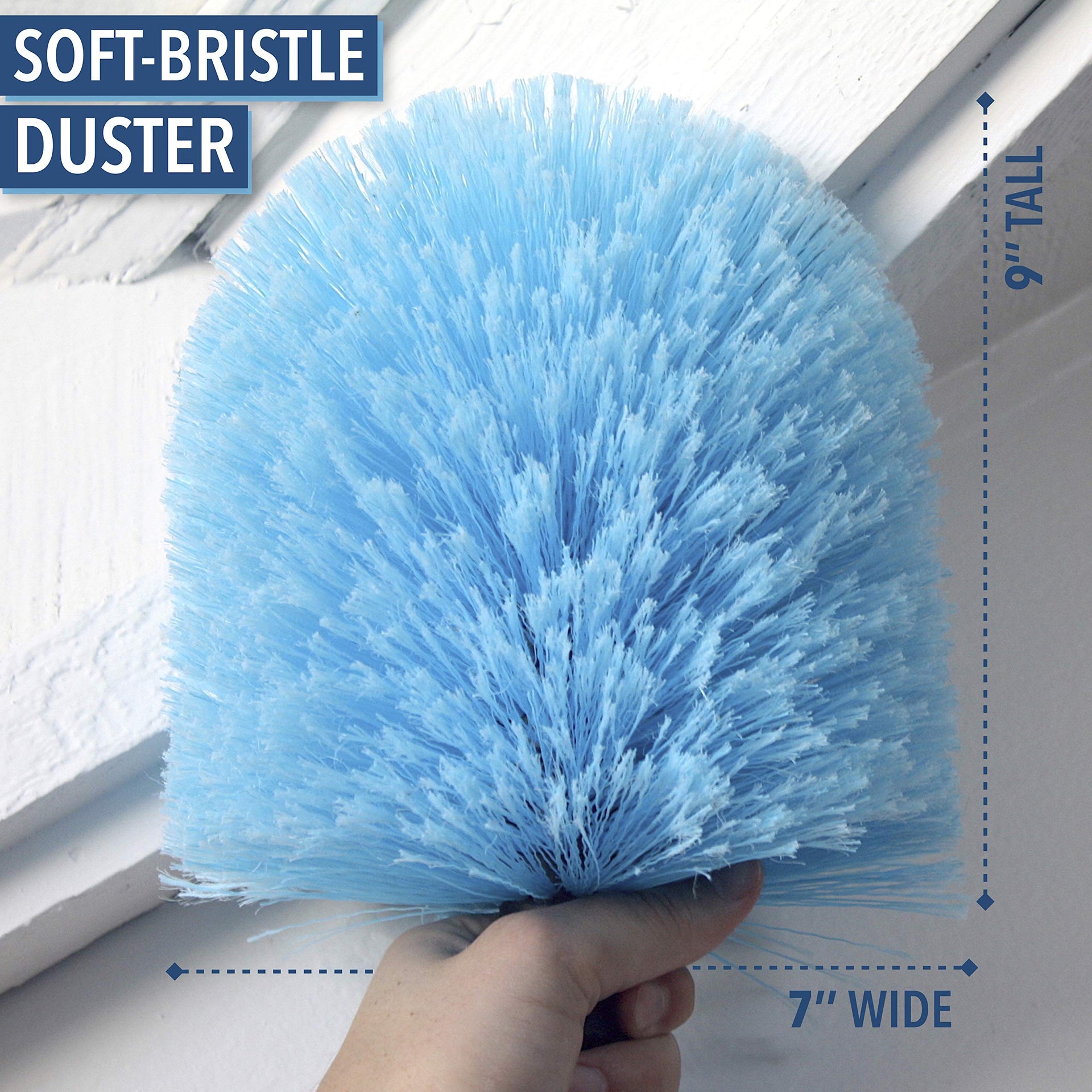 5-to-12 Foot Cobweb Duster & Pole Combo, Soft Bristles