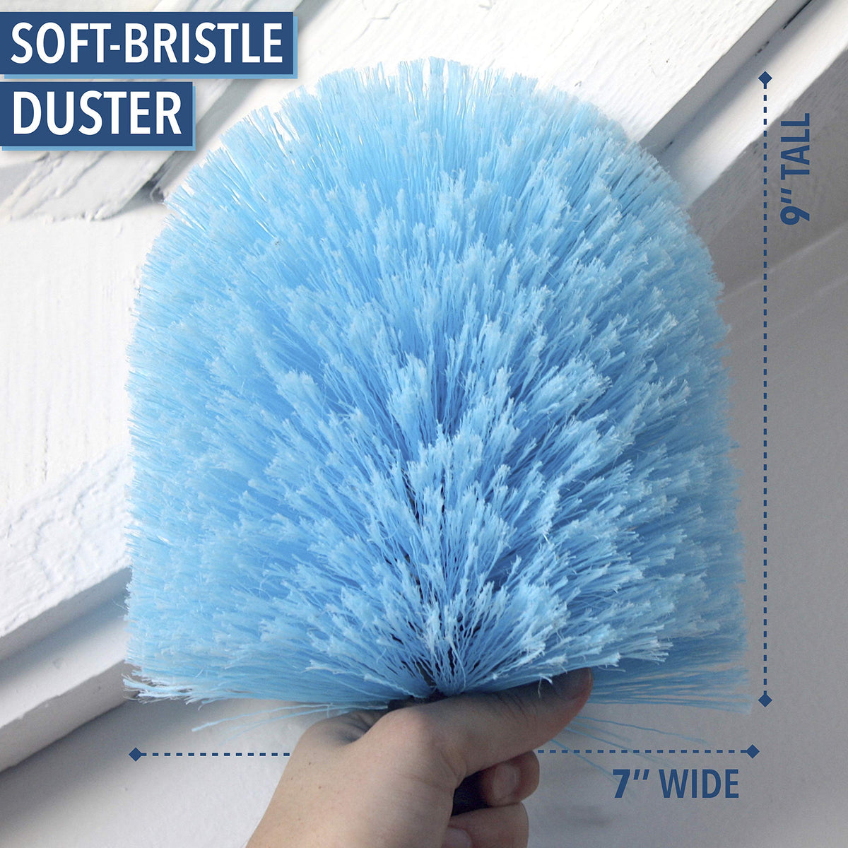 5-to-12 Foot Cobweb Duster & Pole Combo, Soft Bristles
