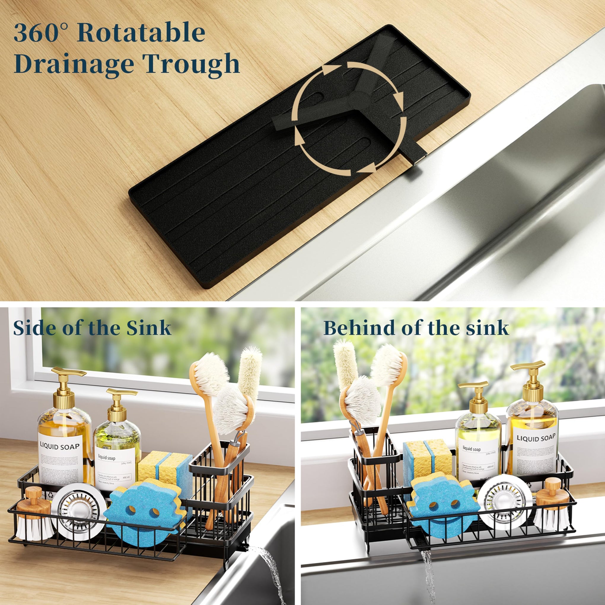 Sponge Holder for Kitchen Sink