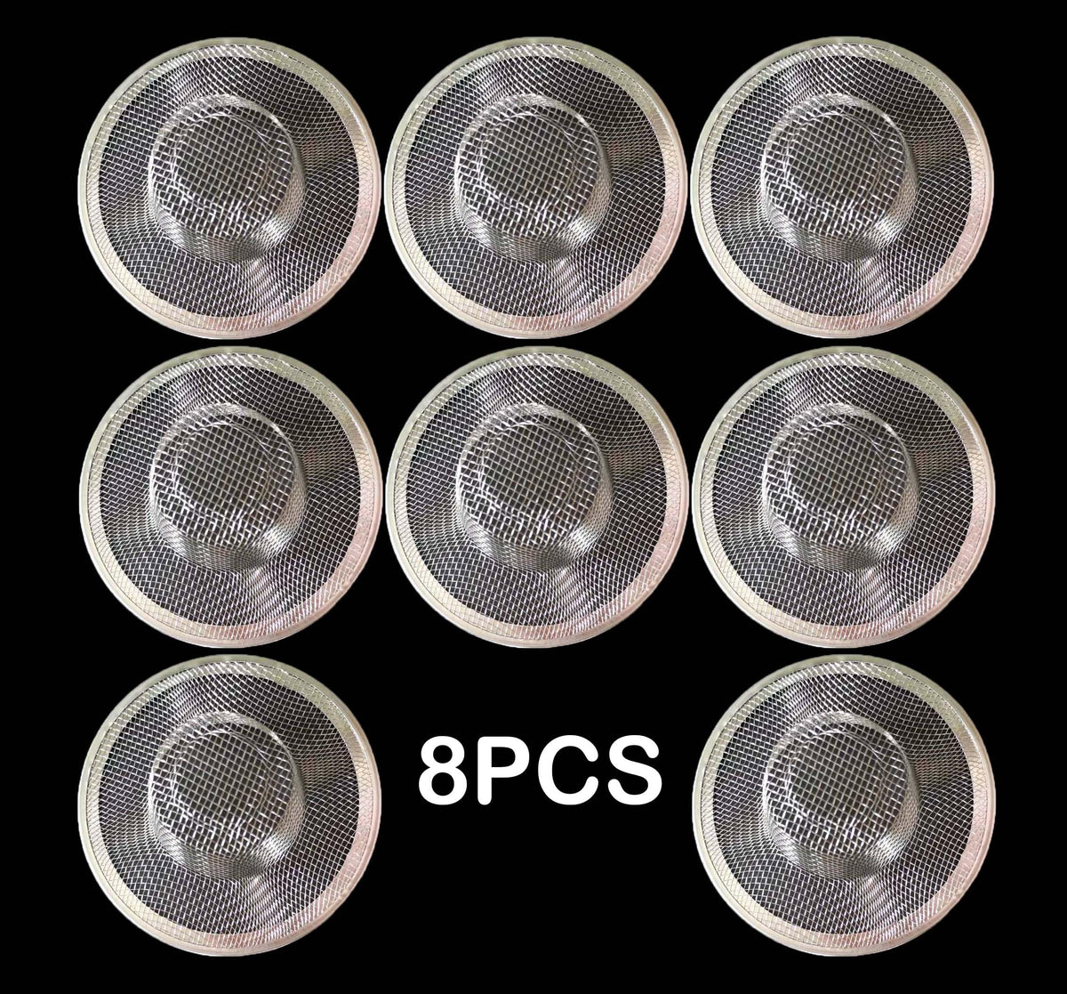 8PCS Metal Mesh Kitchen Sink Strainer (8 Count)