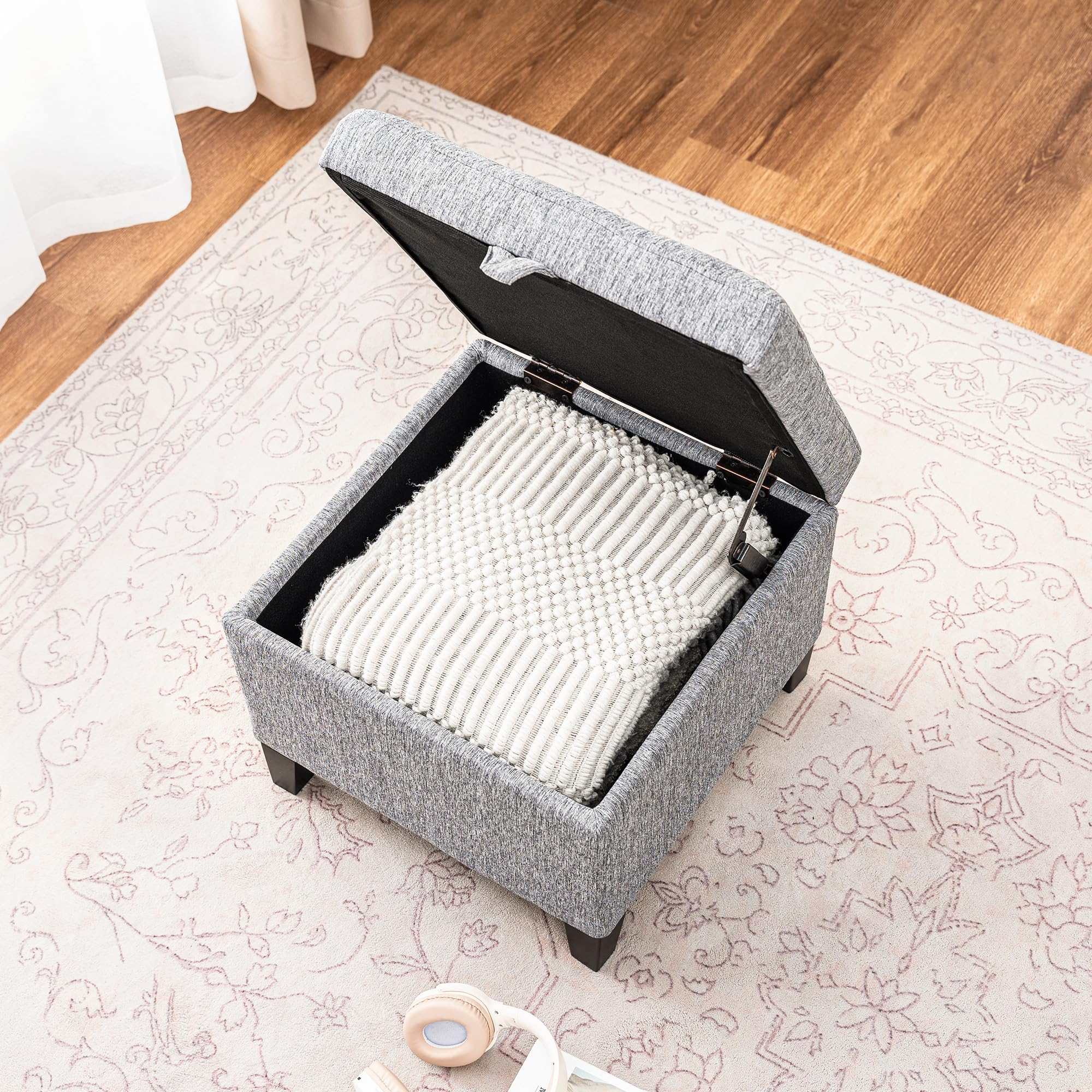 18 Inch Cube Storage Ottoman