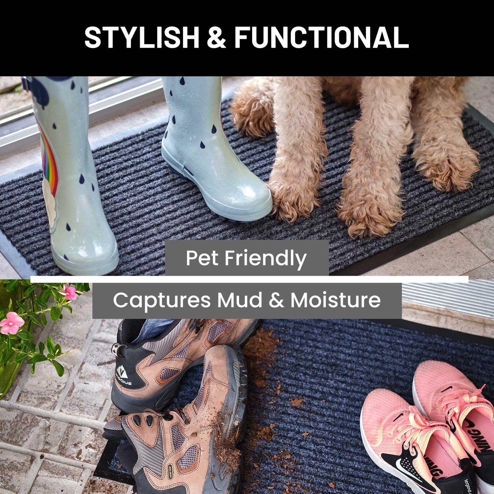 Front Door Mat (2 Count)