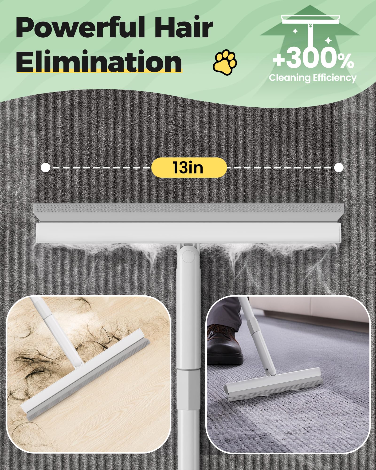 Carpet Rake for Pet Hair Removal Tool
