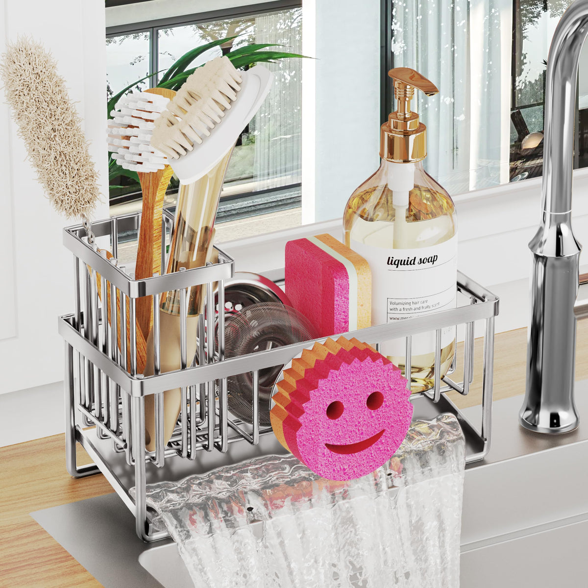 Sponge Holder for Kitchen Sink